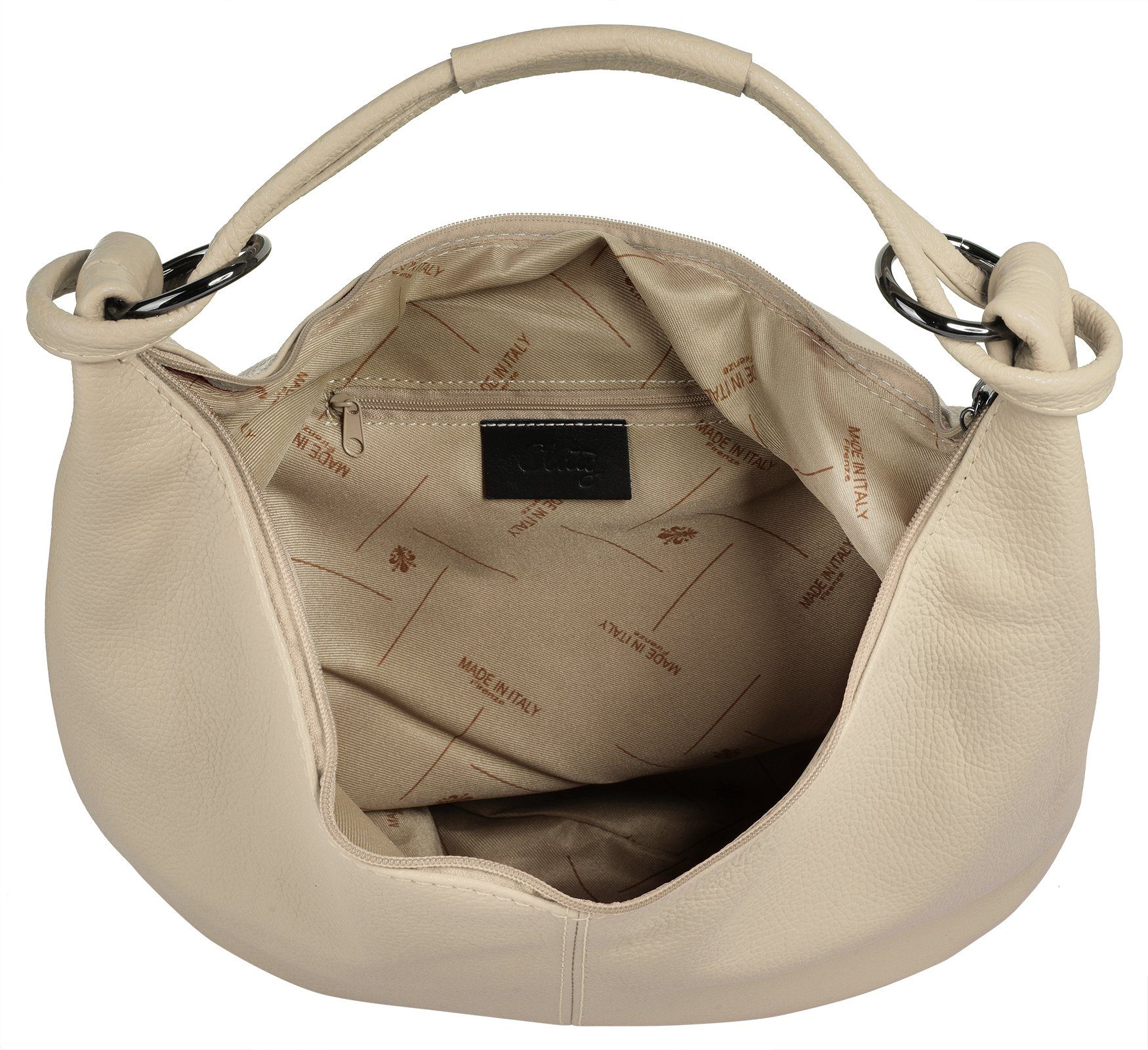 Cluty Shopper echt leer, made in italy