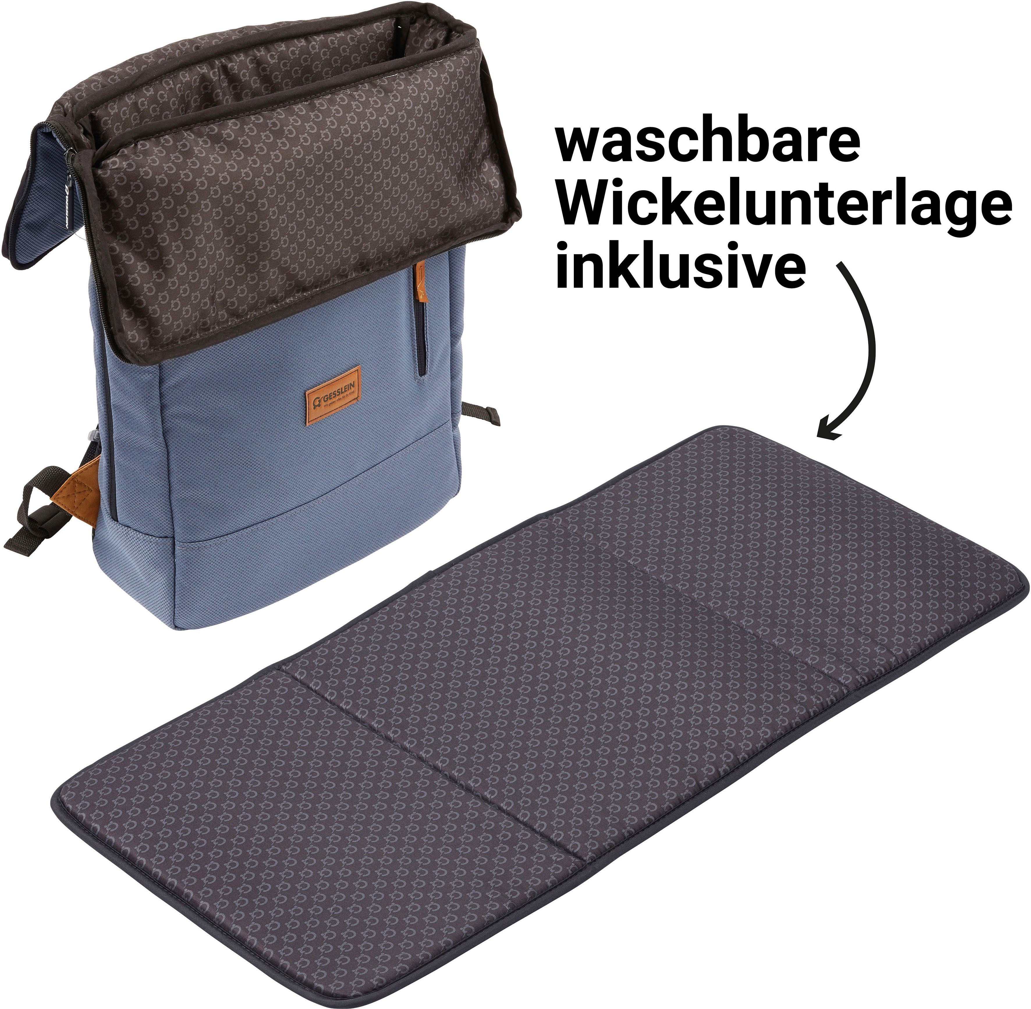 Gesslein Luierrugzak N°6, middenblauw