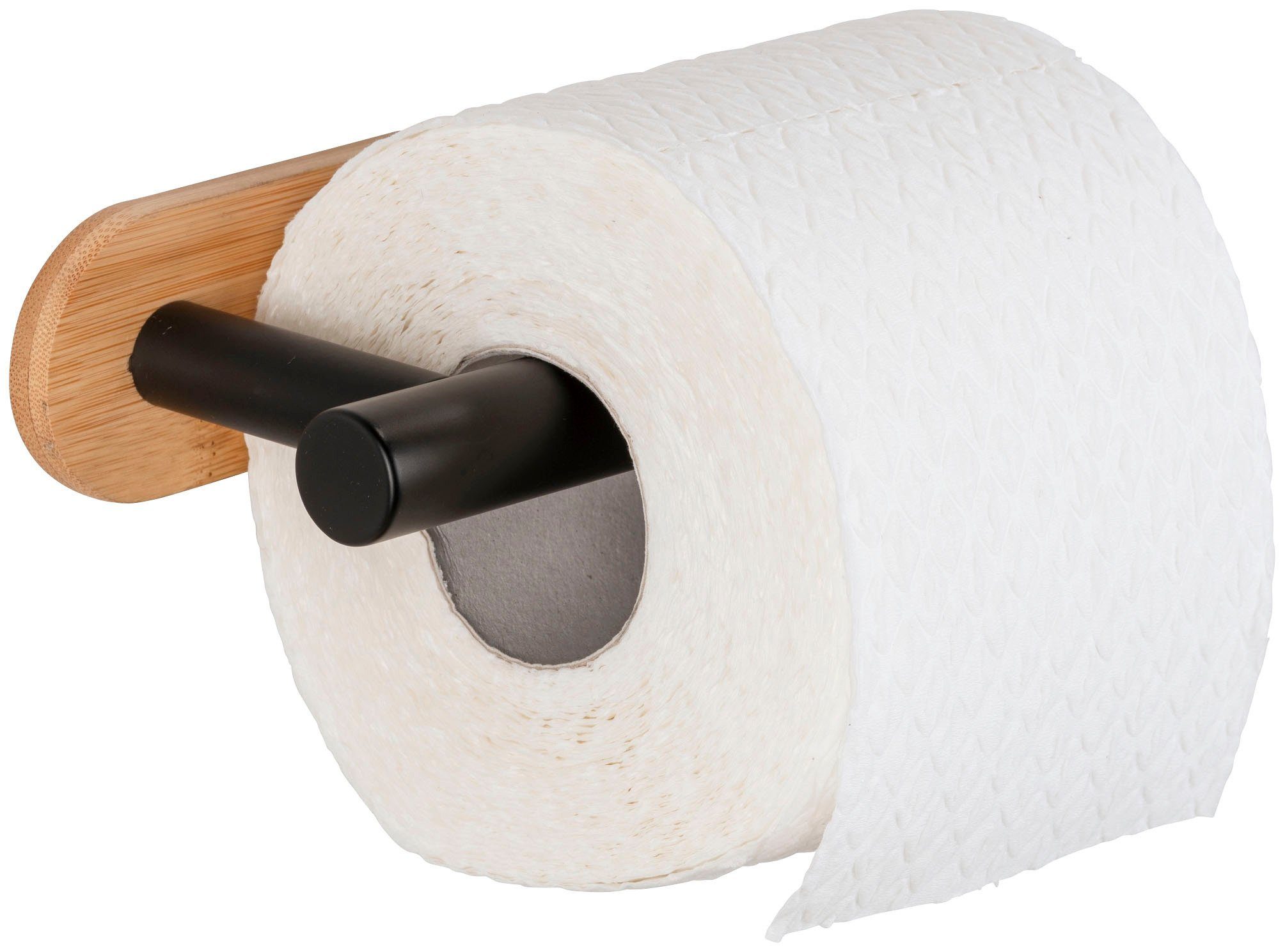 WENKO Toiletrolhouder Turbo-Loc® Orea Bamboo Bevestigen zonder boren