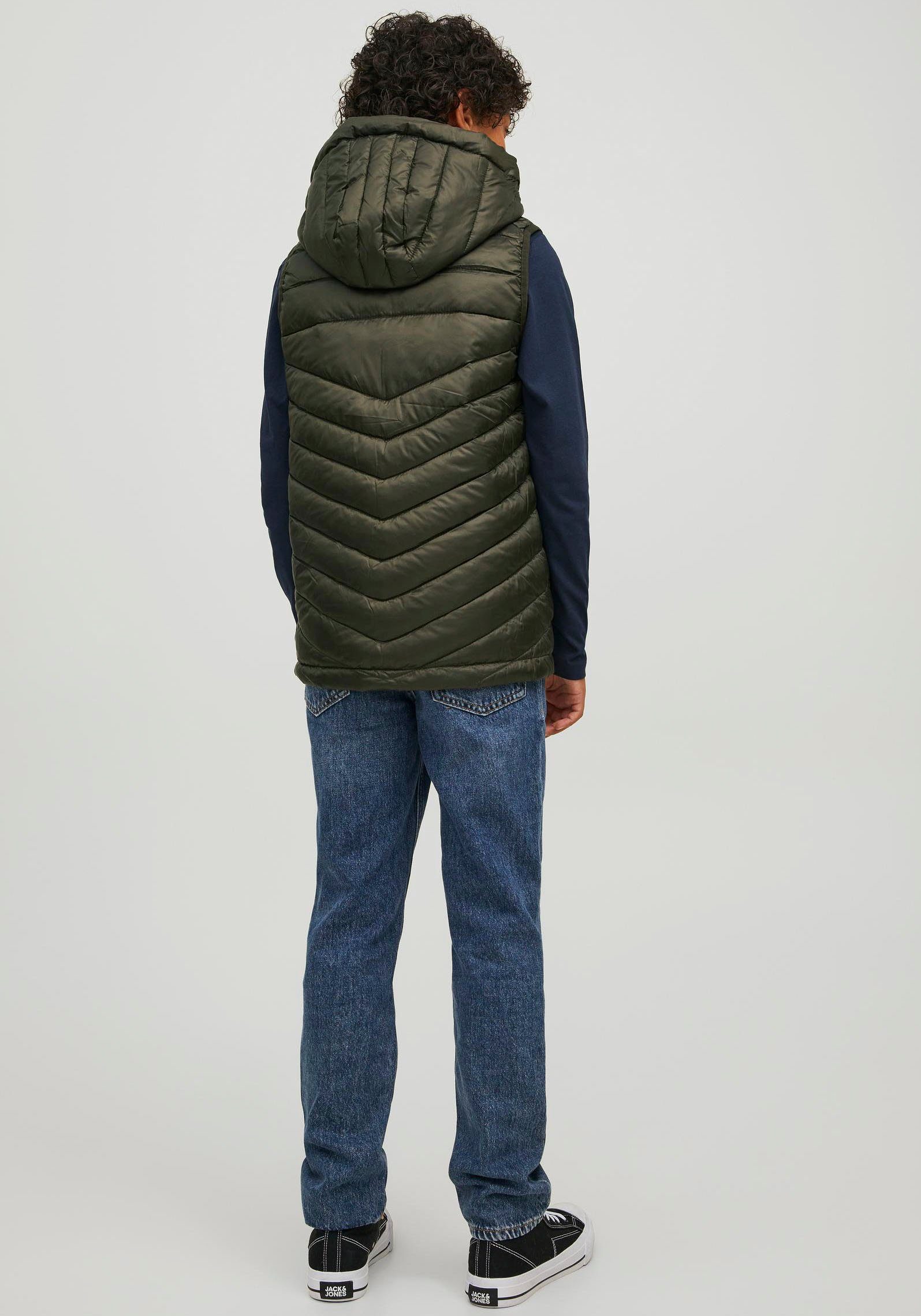 Jack & Jones Junior Bodywarmer JJEHERO BODYWARMER HOOD NOOS JNR