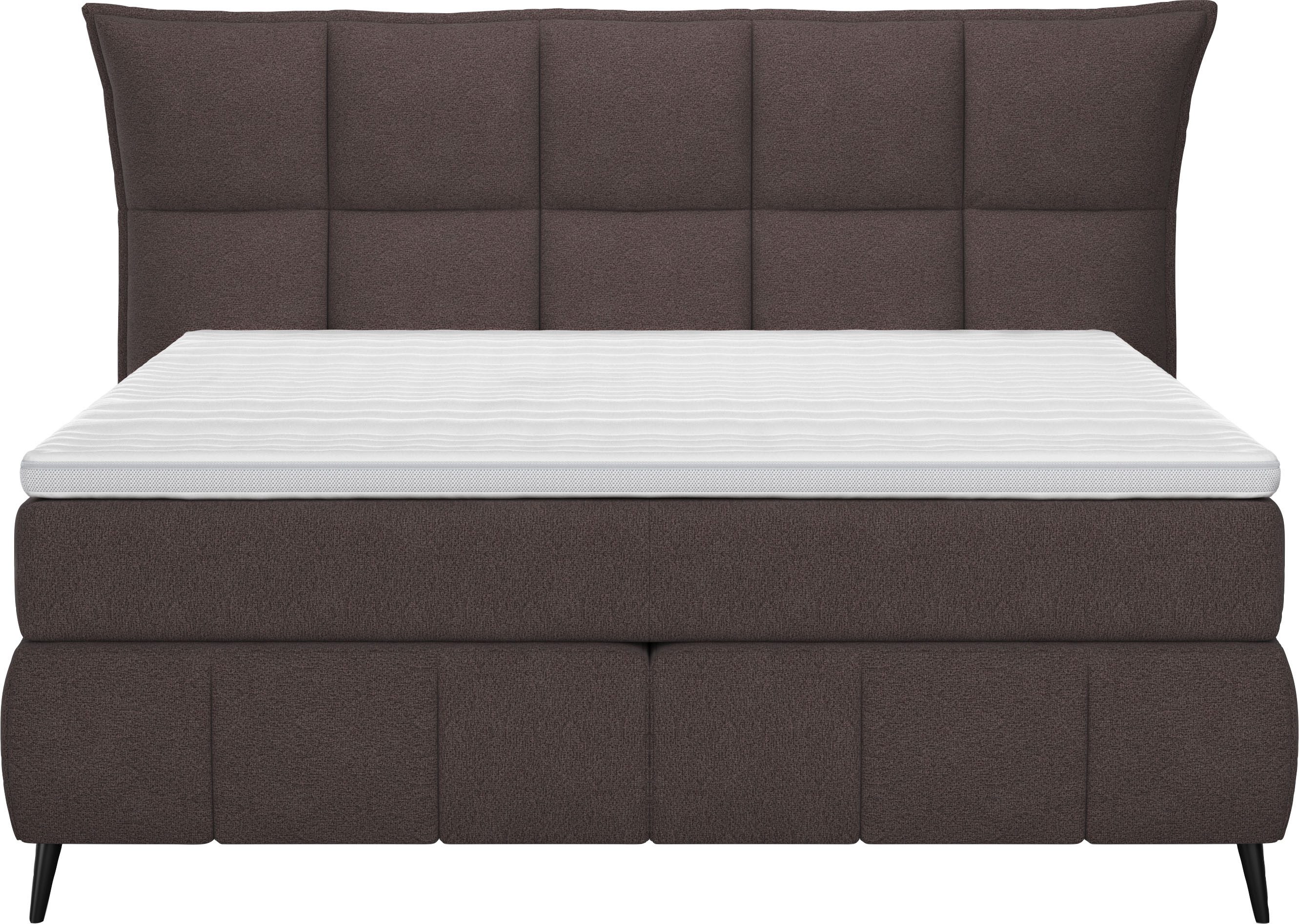 COTTA Boxspring Sarah inclusief topper, 2 matraskernen, hardheden h2, h3 of h4