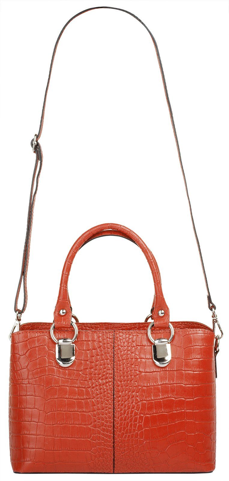 Cluty Schoudertas echt leer, made in italy