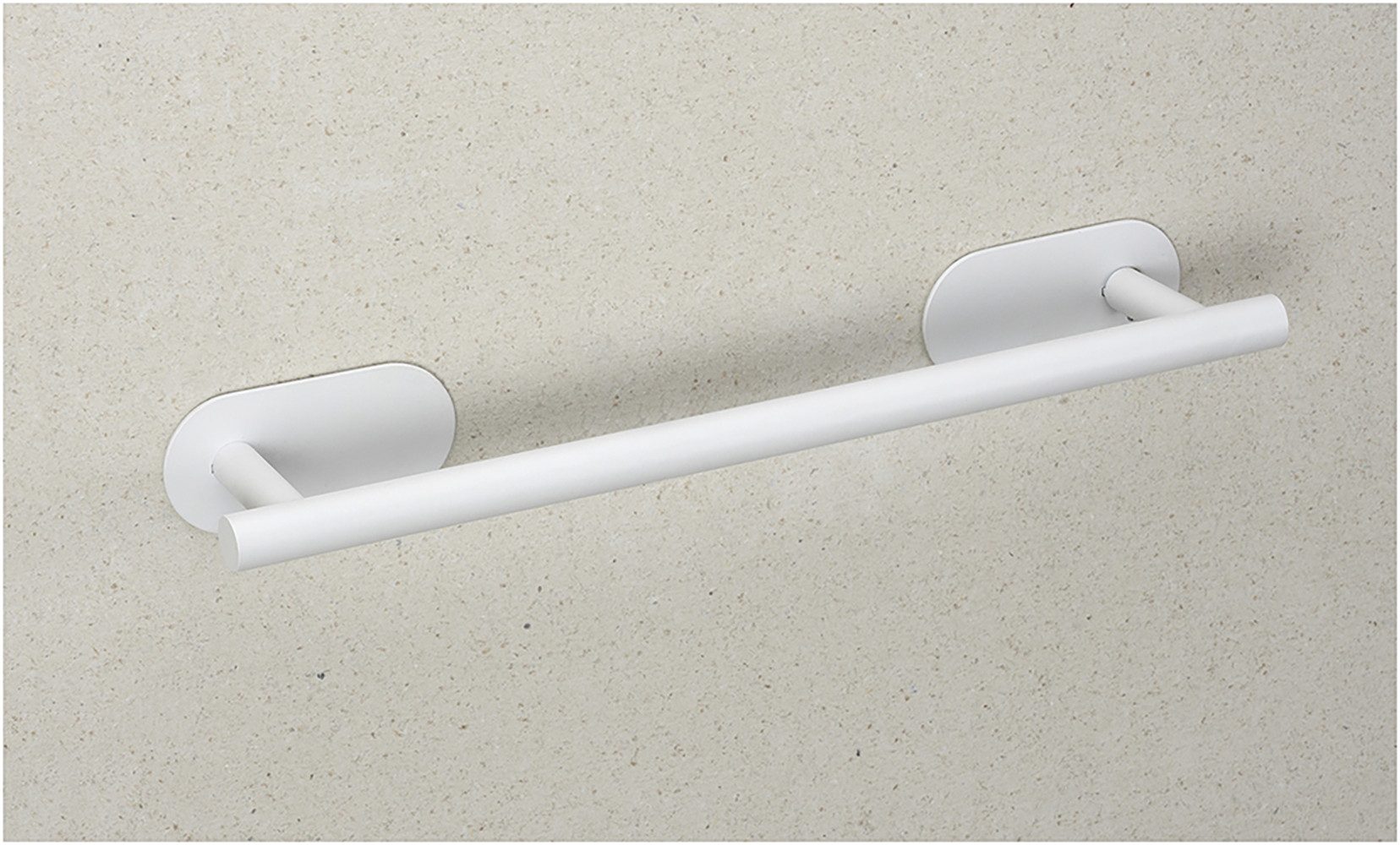 WENKO Handdoekstang Turbo-Loc® model Uno Orea van roestvrij staal, bevestiging zonder boren, 40 cm