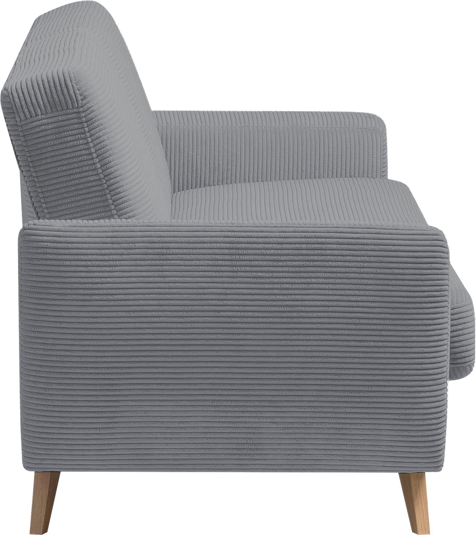 exxpo - sofa fashion 3-zitsbank Samso, elegant en comfortabel, actuele cord bekleding, kantelbank
