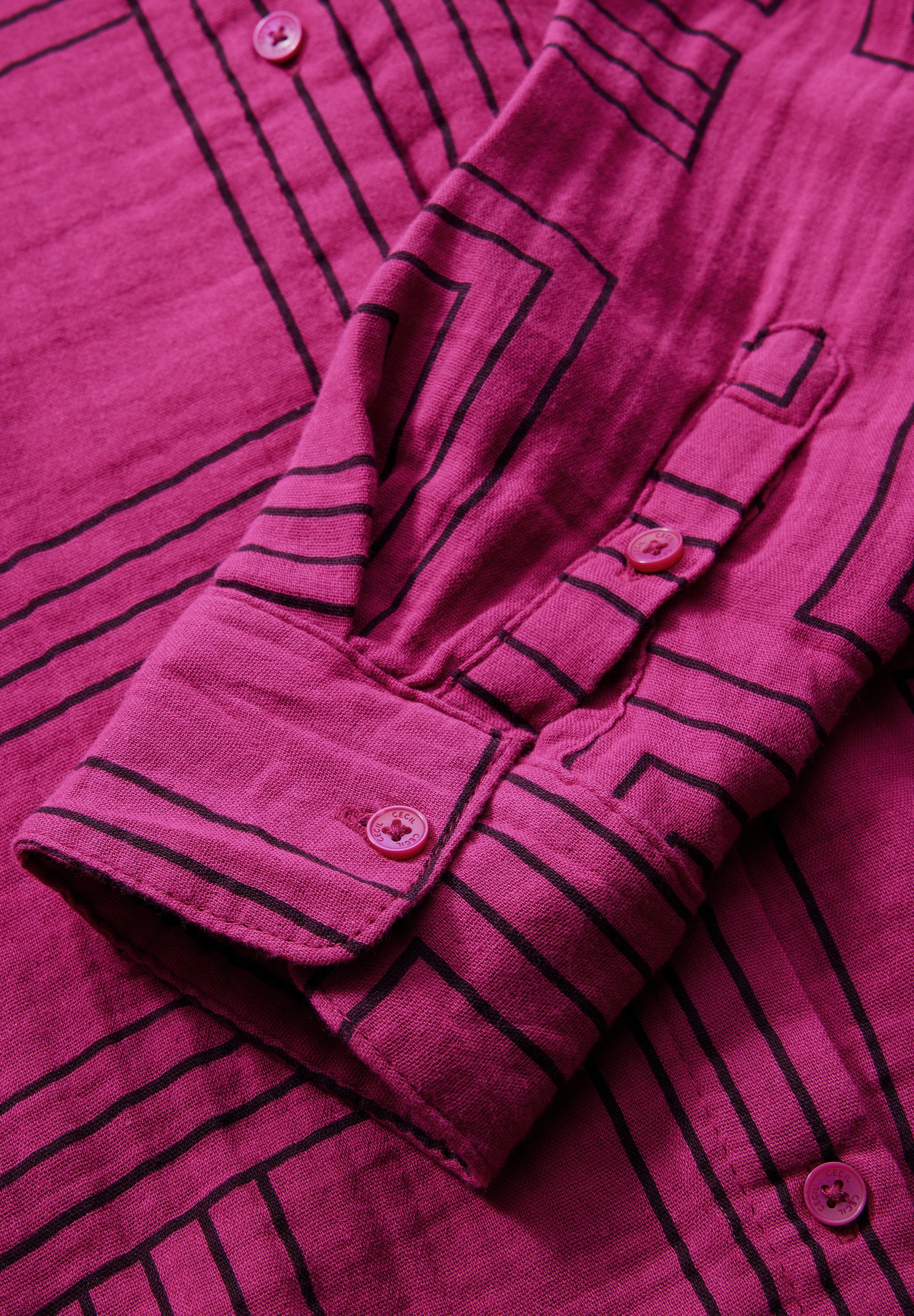 Cecil Blouse met lange mouwen met mouwriem