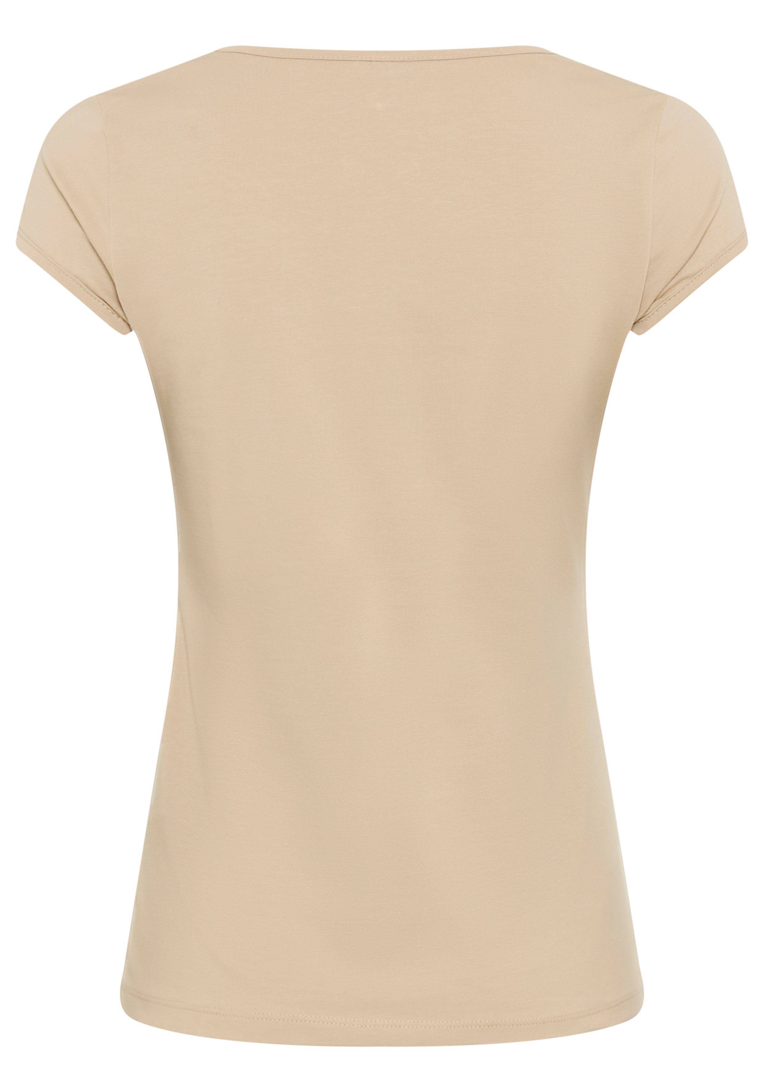 Laura Scott T-shirt zeer figuurvolgend, met frisse print, ronde hals, voor vrije tijd
