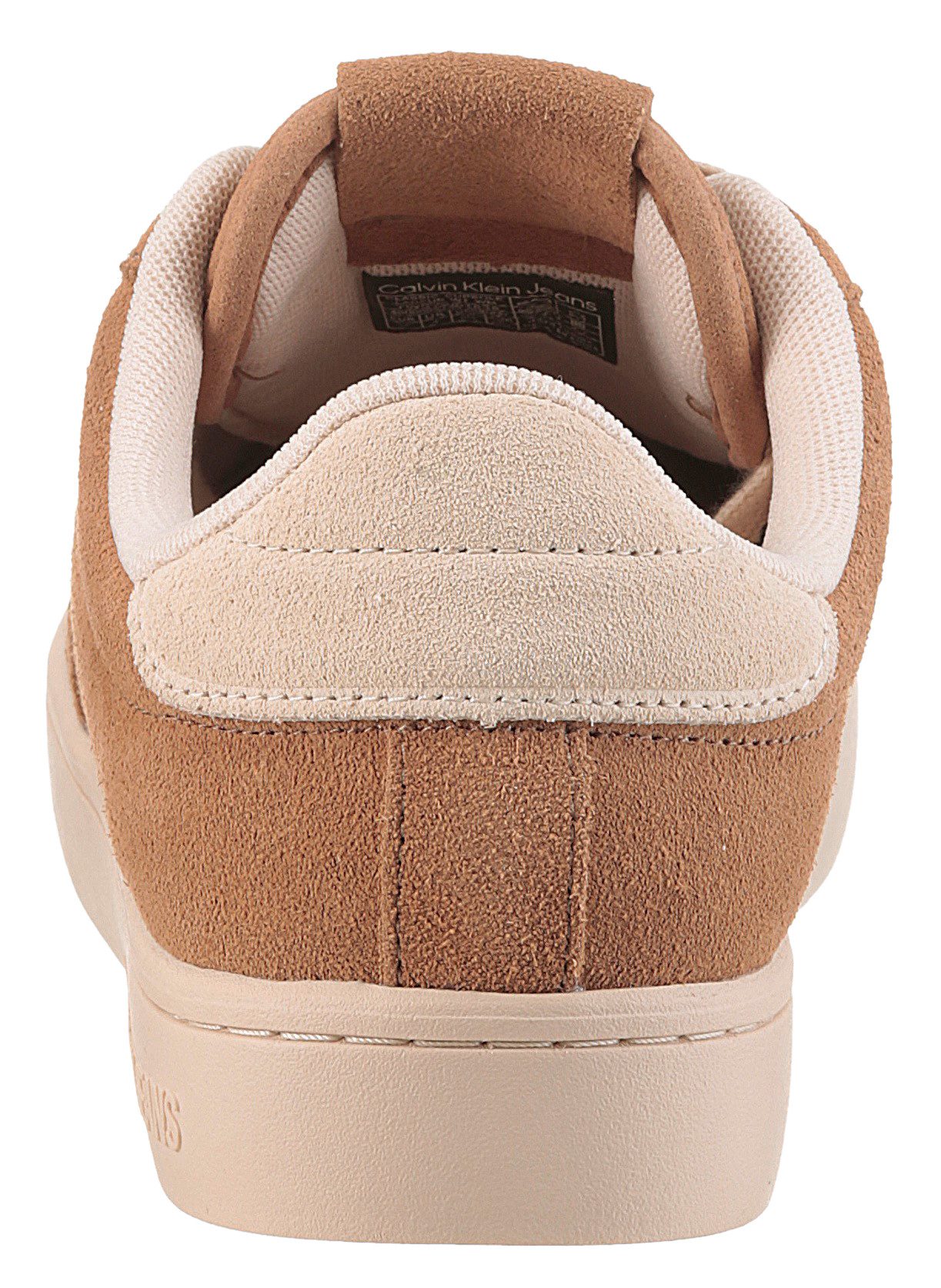 Calvin Klein Plateausneakers CLASSIC CUPSOLE LACEUP WT WM , veterschoen, vrijetijdsschoen, basket-sneaker, lage schoen met logo