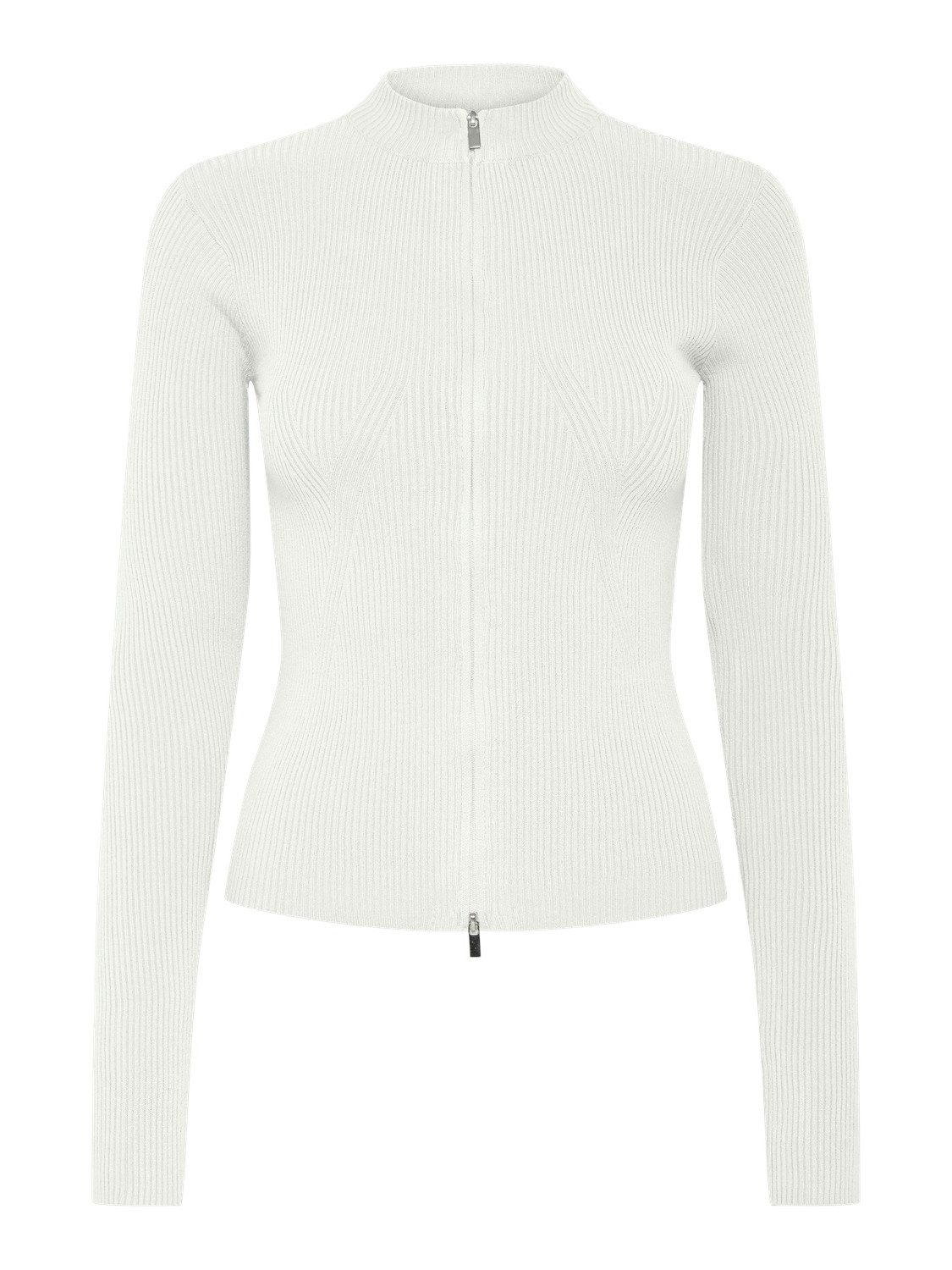 pieces Vest PCCRISTA LS ZIP KNIT CARDIGAN NOOS BC