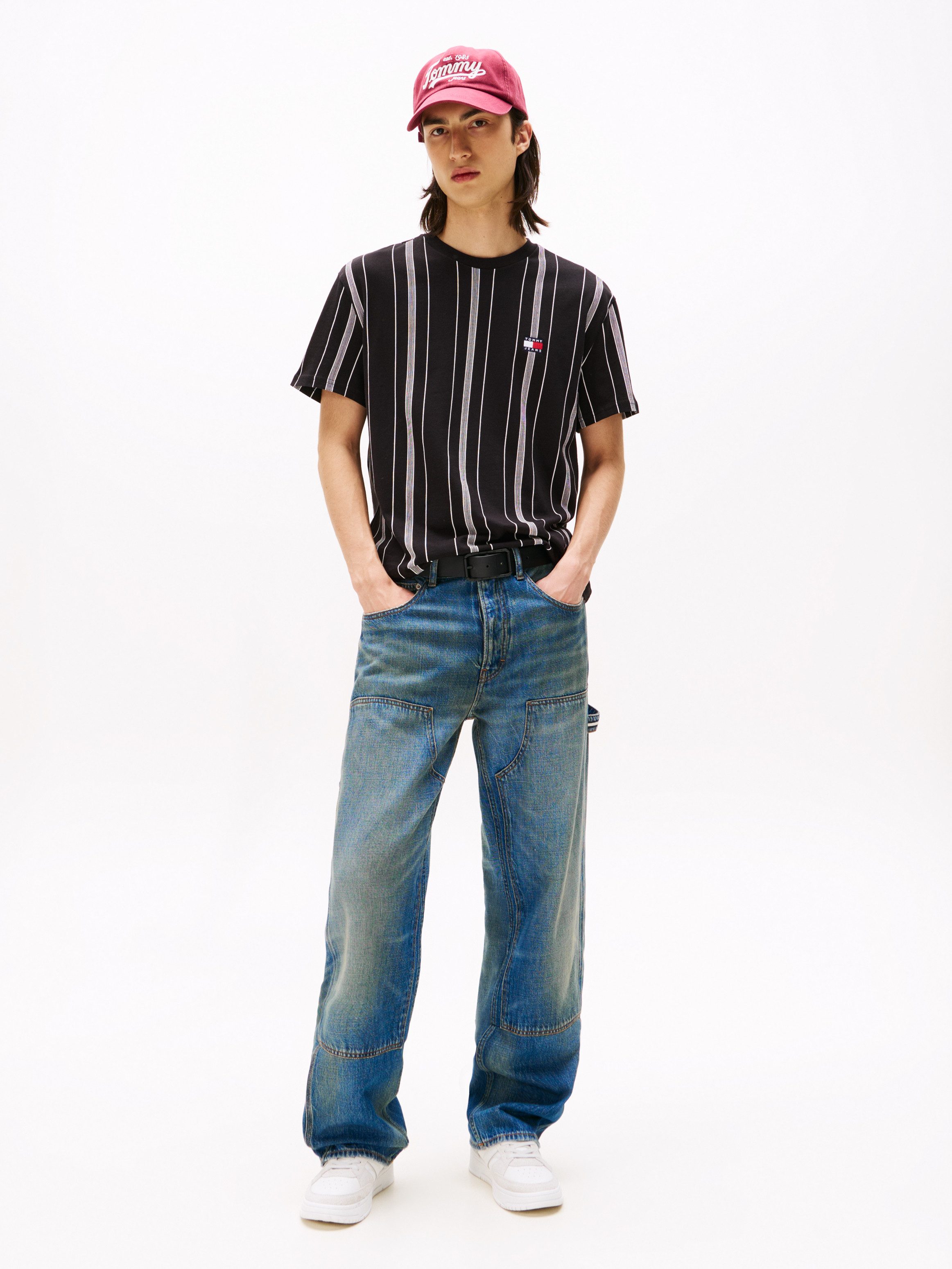 TOMMY JEANS T-shirt TJM REG VERT STRIPE SS TEE