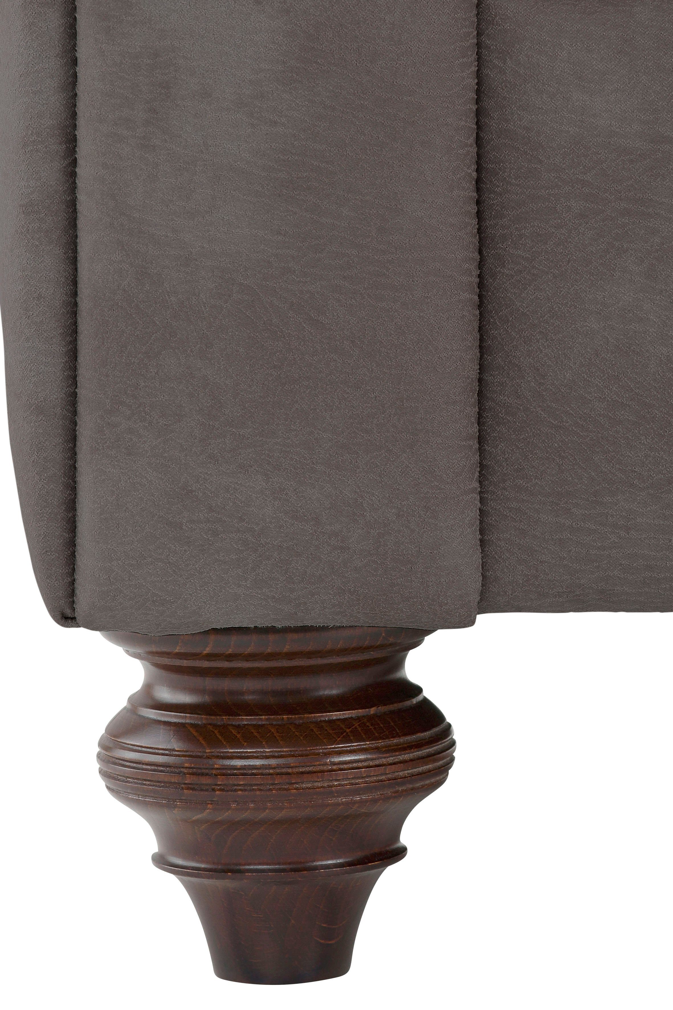 Home affaire Zithoek CHESTERFIELD hoogwaardige knoopdetails, bestaande uit 2- en 3-zitsbank (2-delig)