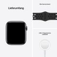 apple smartwatch watch nike se gps + cellular, 44 mm grijs