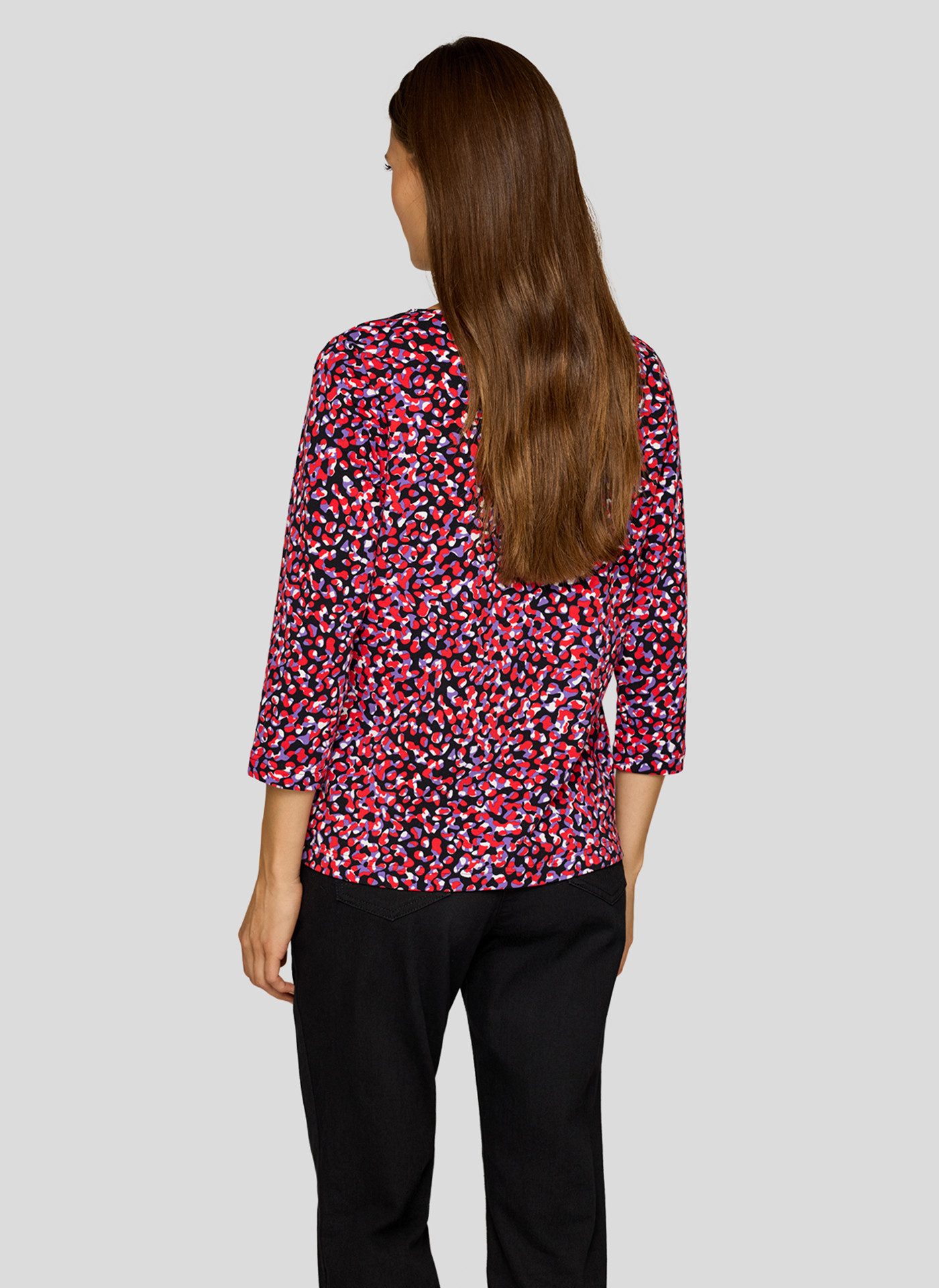 Rabe Shirt met 3/4 mouwen Zomershirt met all-over print