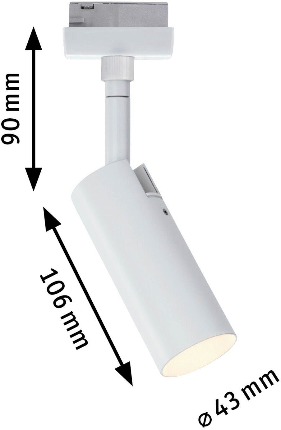 Paulmann Railsysteem-lampen URail Spot Tubo 1x4W 3000K 230V (1-delig)