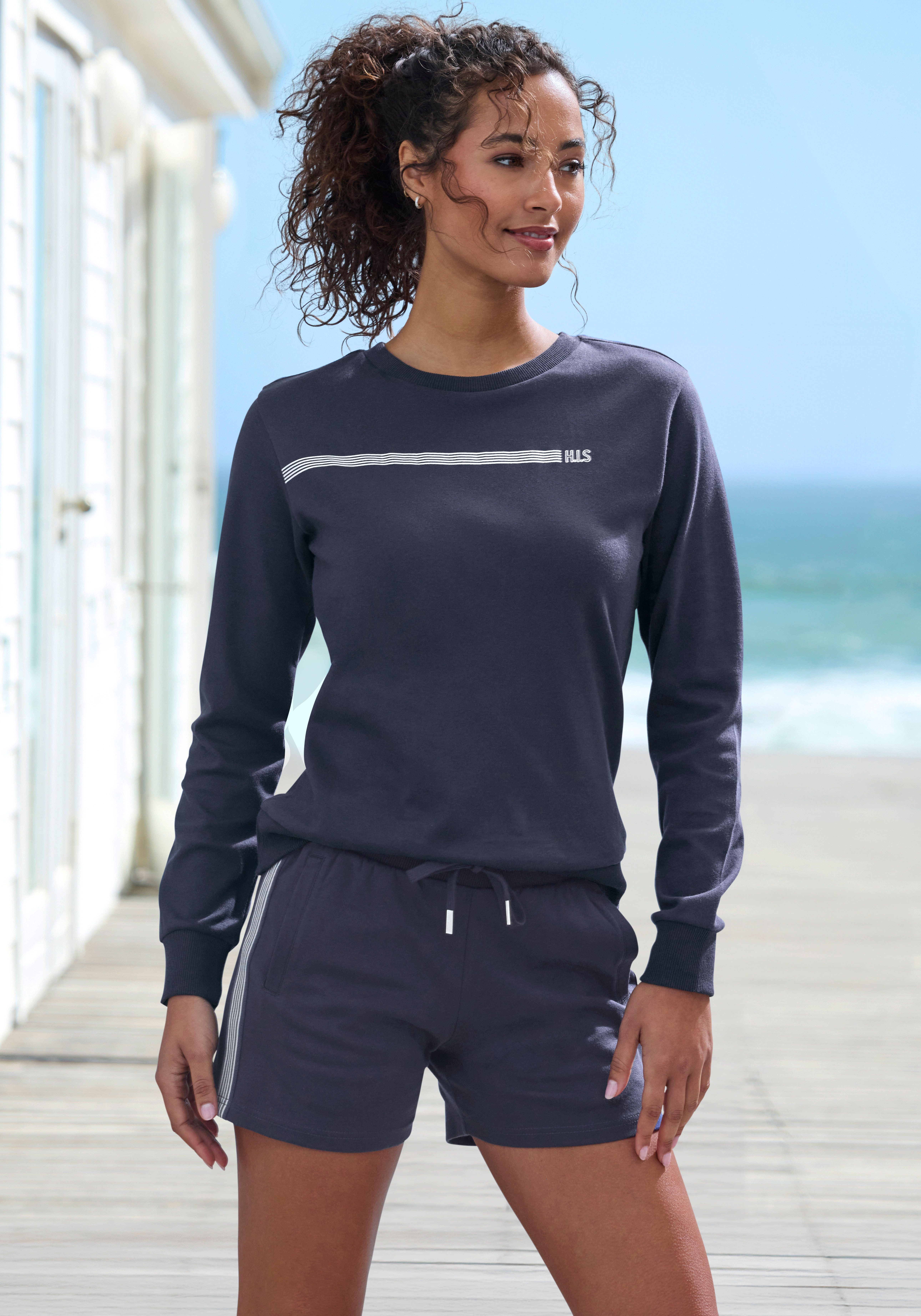 H.I.S Sweatshirt met logoprint, loungewear