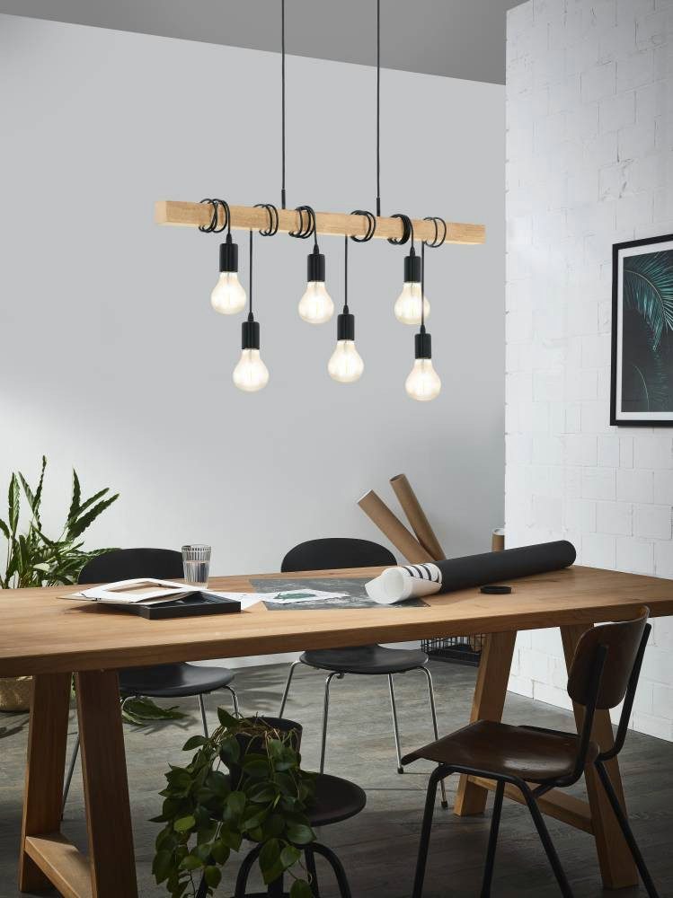 EGLO Hanglamp TOWNSHEND Vintage hanglamp in industriële stijl, retro hanglamp (1 stuk)