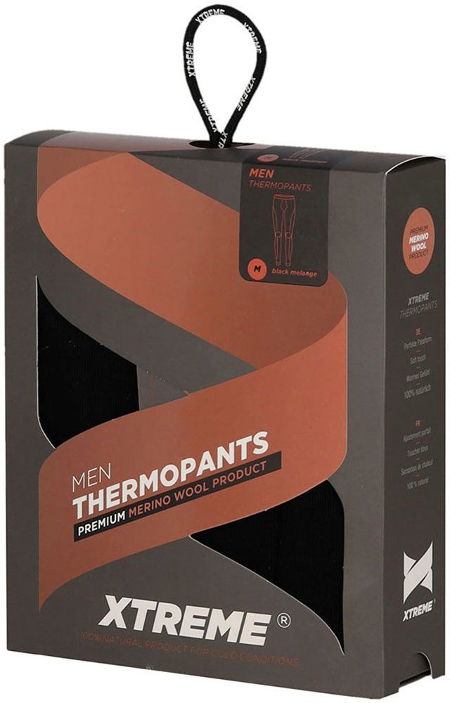 XTREME sockswear Thermo-onderbroek MEN THERMAL WOOL UNDERPANTS van zachte merinowol perfect voor het koude seizoen (1 stuk)