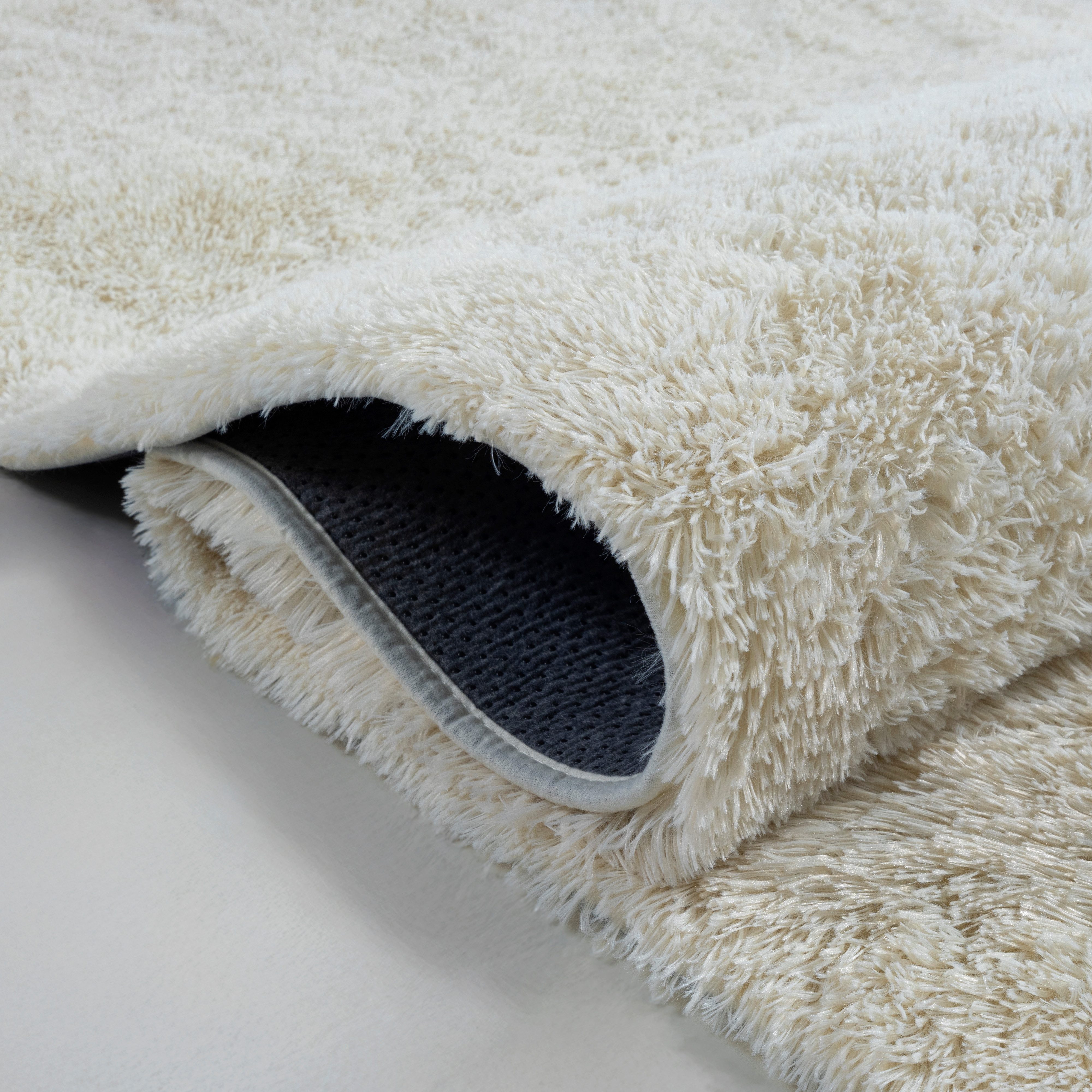 merinos Vloerkleed Fluffy Shaggy Fluffy hoogpolig tapijt, woonkamer, antislip onderkant