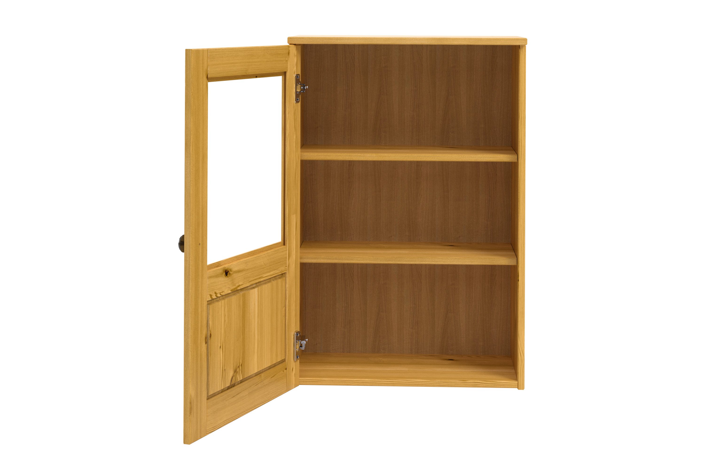 Home affaire Hangkast Alby2 Met metalen grepen en glazen deuren, breedte 50 cm