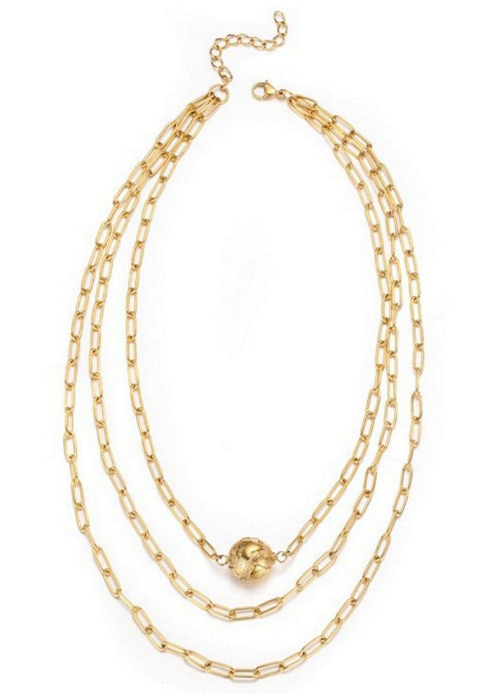 Kingka Ketting met hanger Planet Earth, SN747G, SN747S