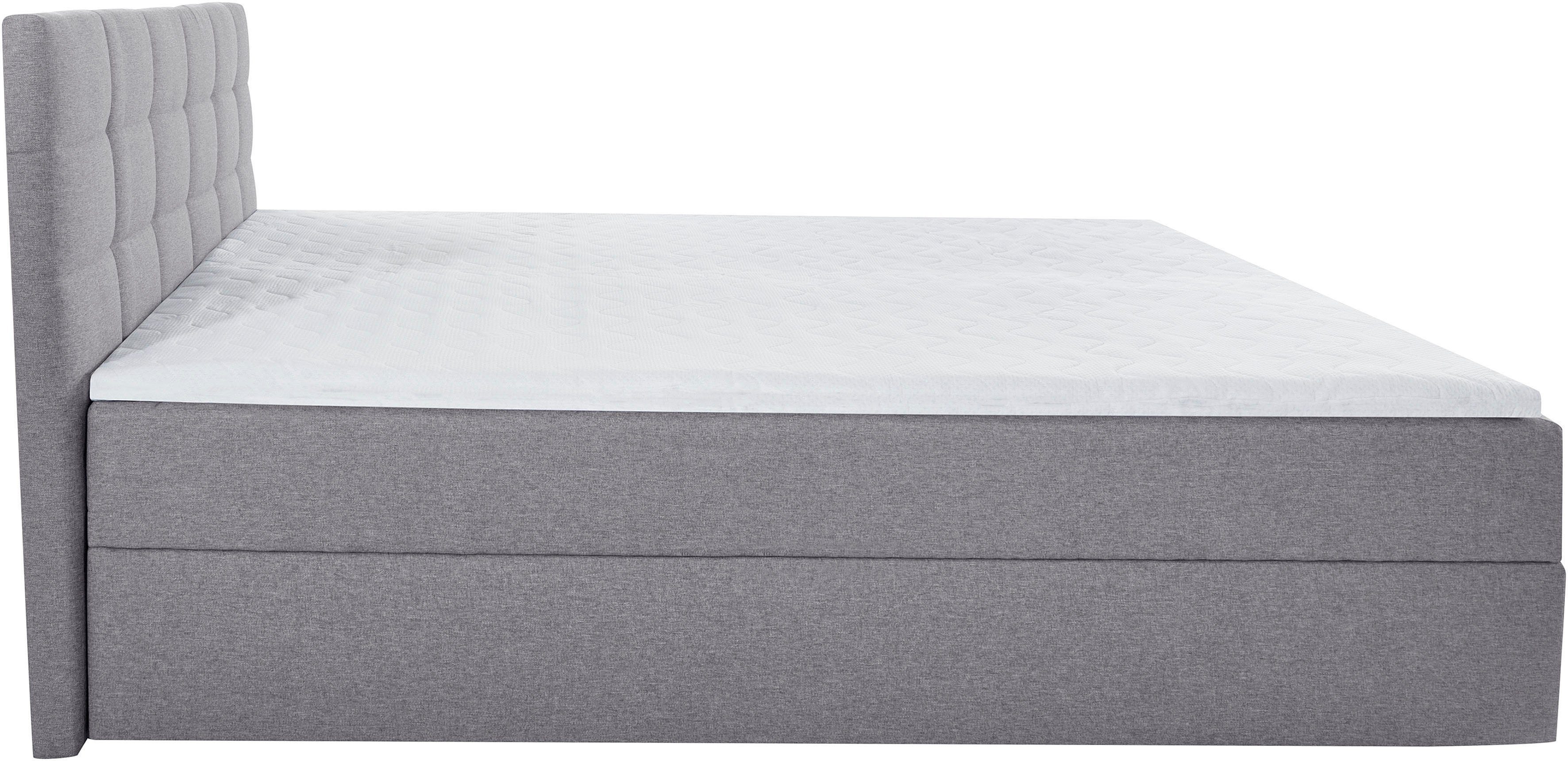 INOSIGN Boxspring OVALO optioneel met bedbox, verkrijgbaar in h2, h3 & h4