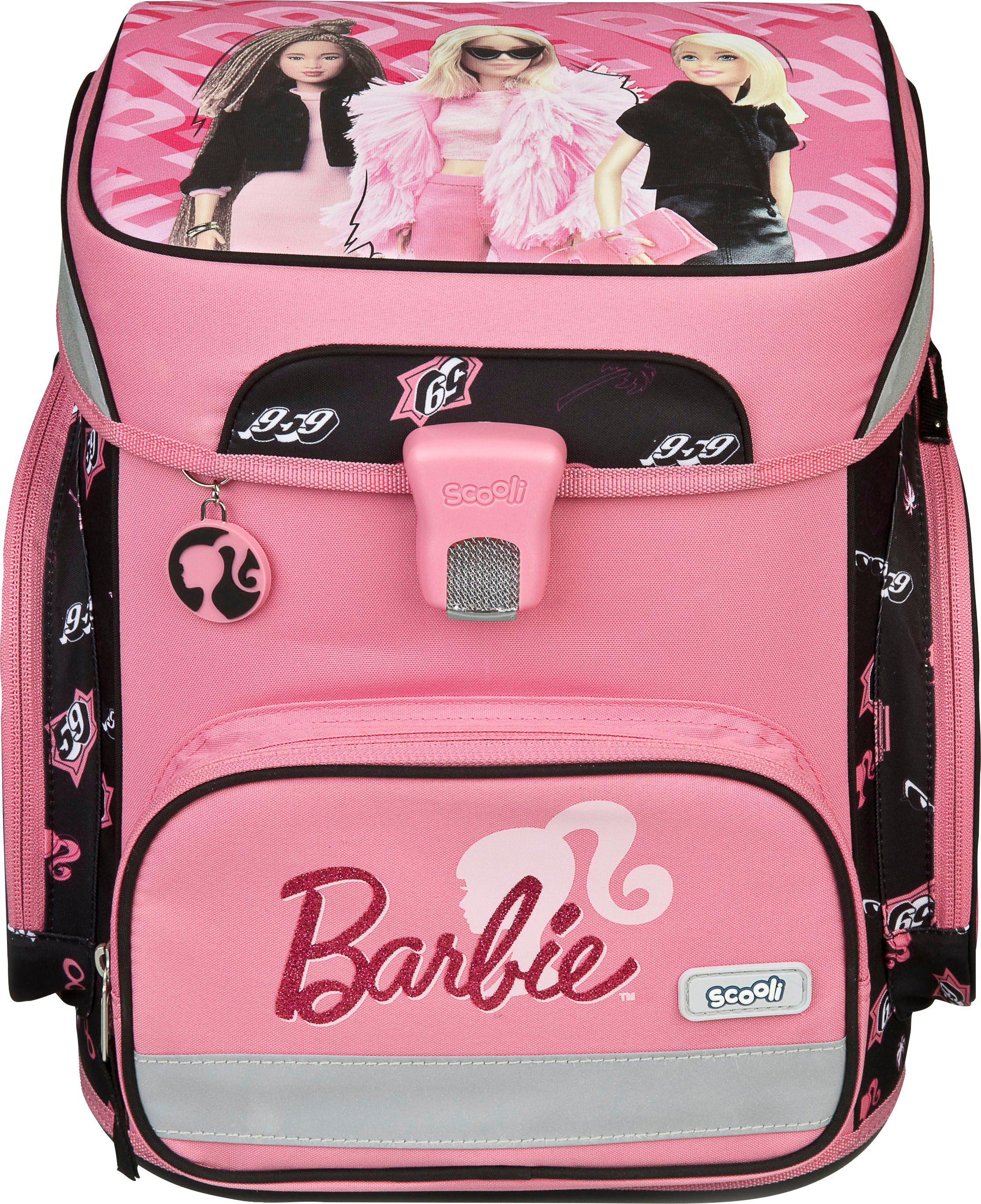 Scooli Schooltas EasyFit, Barbie (5-delig)