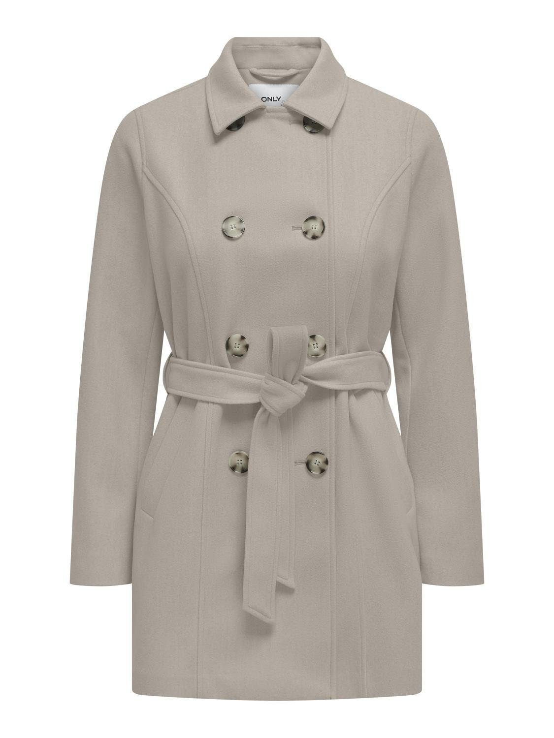 Only Korte jas ONLNANCY LIFE FITTED TRENCH COAT OTW