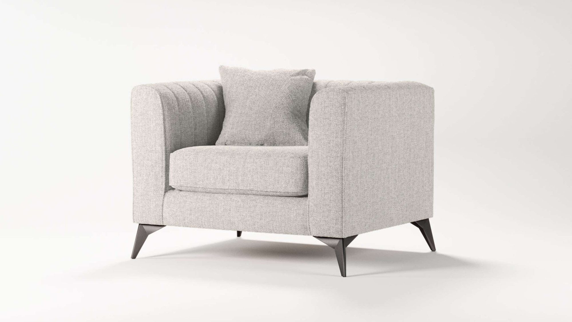 Places of Style Fauteuil MATTHEW loungestoel, afmetingen B/D/H: 99/86/74 cm