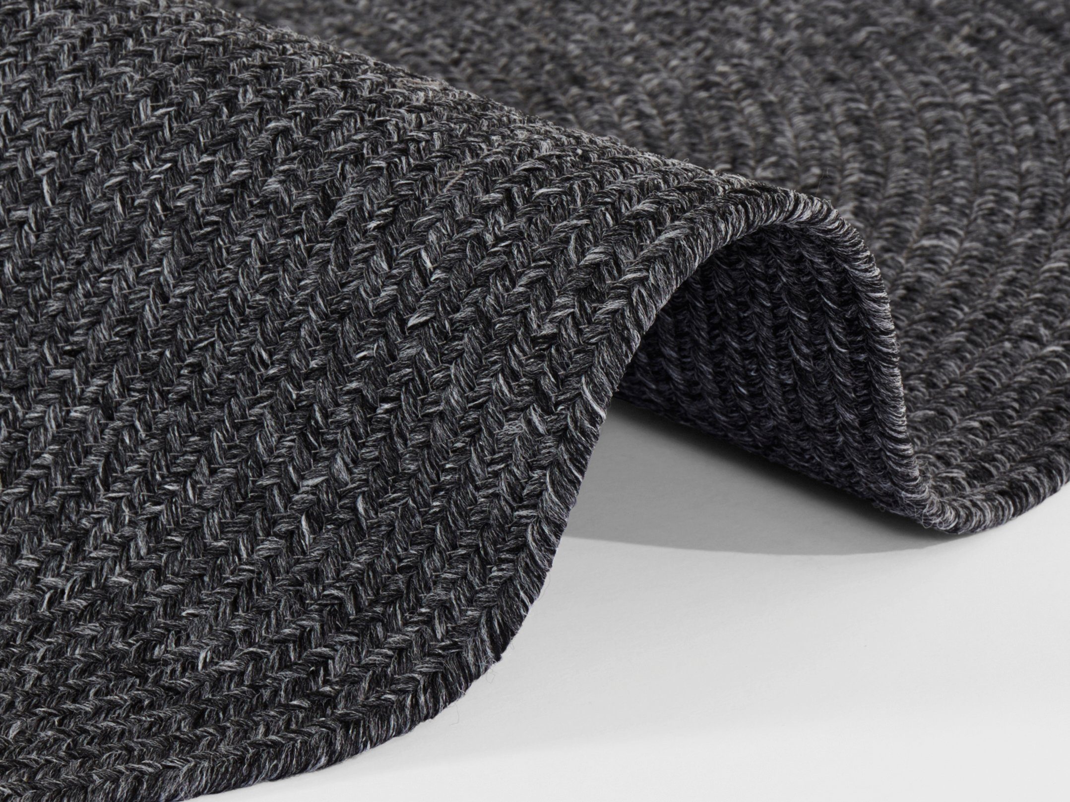 NORTHRUGS Vloerkleed Trenzado In- & Outdoor, Handmade-Look, Geweven, Weerbestendig, Balkon, Woonkamer