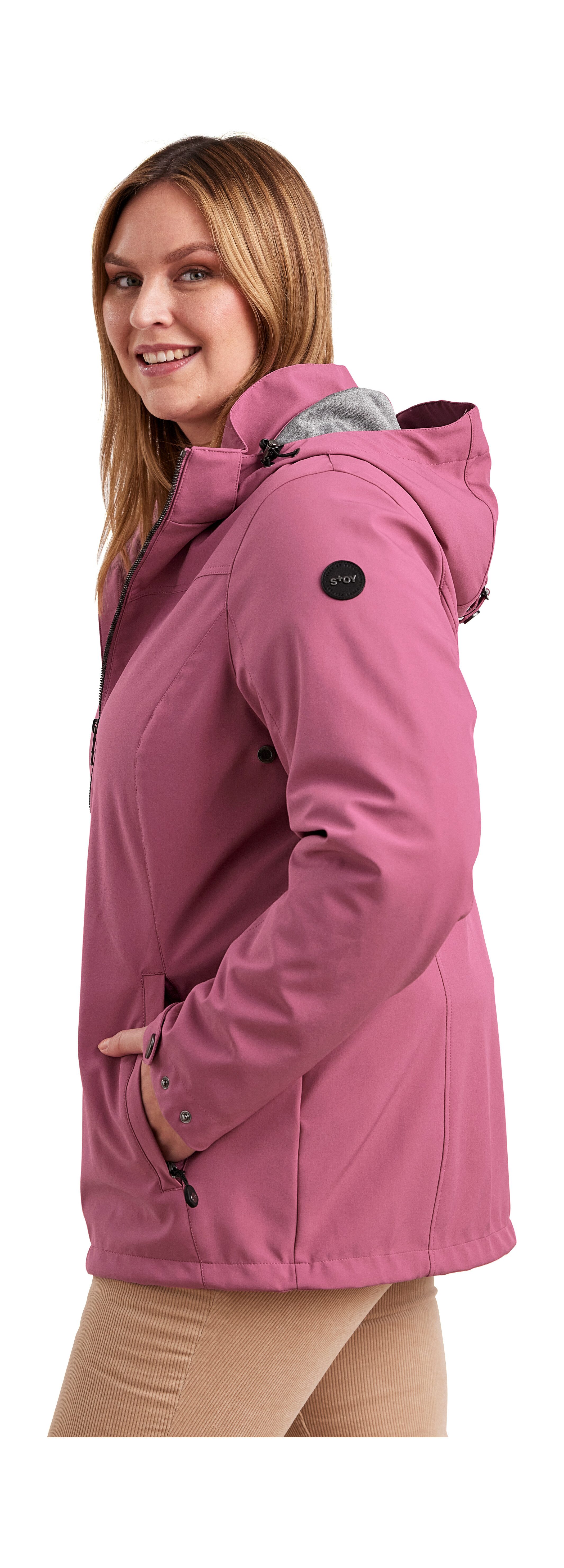 STOY Softshell-jack STS 1 WMN SFTSHLL JCKT Dames softshelljack: waterafstotend, winddicht, ademend