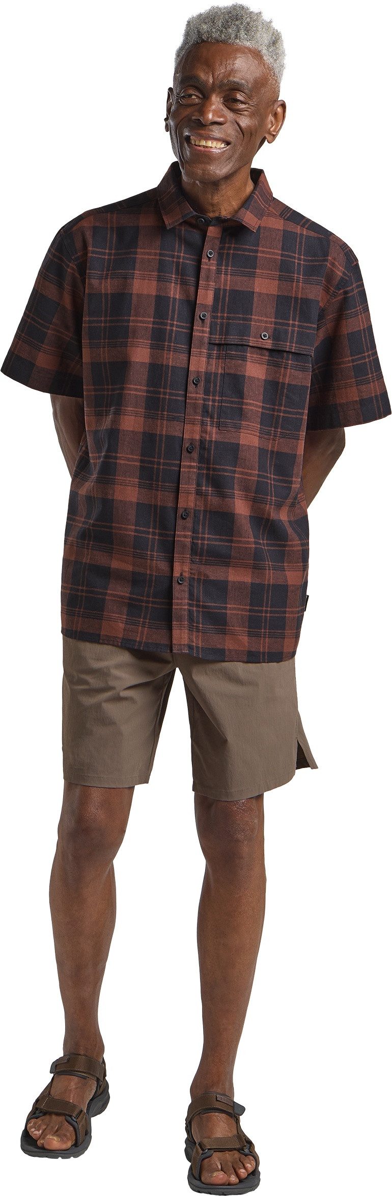 Jack Wolfskin Overhemd met korte mouwen GREAT PLAINS SHIRT M