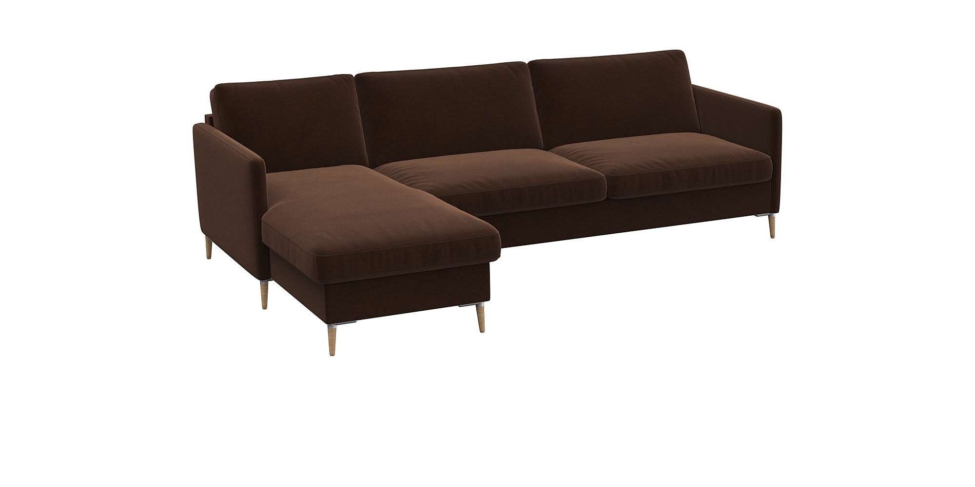 FLEXLUX Hoekbank Fiore, super zitcomfort door koudschuim in de zitting, L-vorm