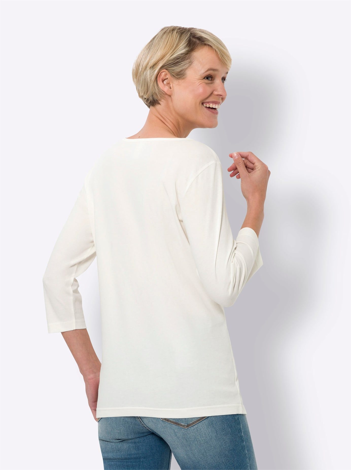 Classic Basics Shirt met 3 4 mouwen Set van 2 shirts (2-delig)