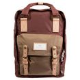 doughnut rugzak macaroon jungle series backpack in praktisch formaat bruin