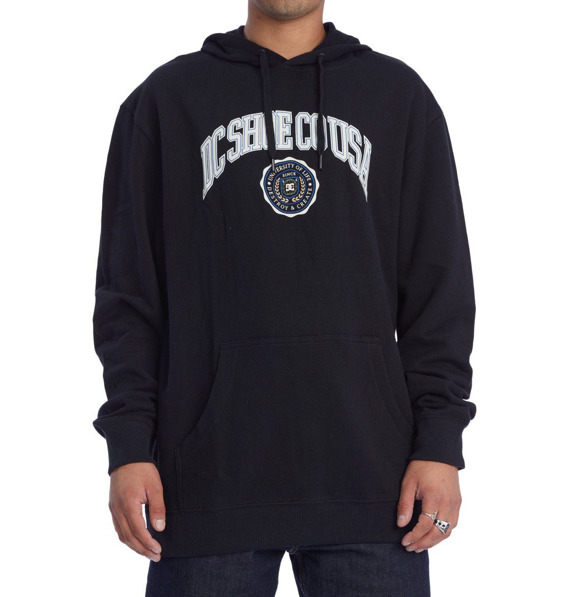 DC Shoes Heren Katoenen Sweatshirt Black Heren