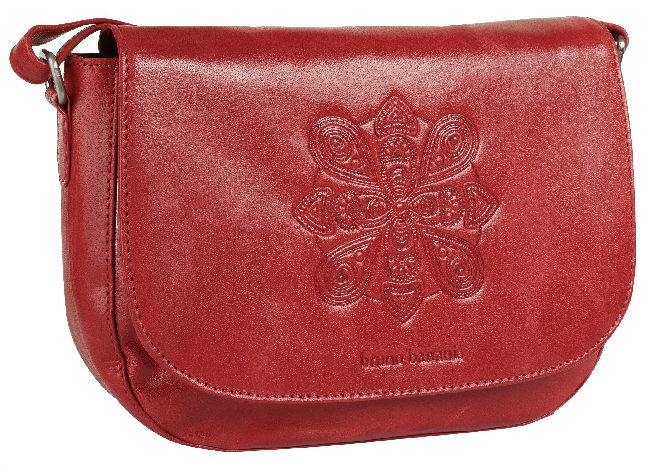 Bruno Banani Schoudertas Mandala echt leder