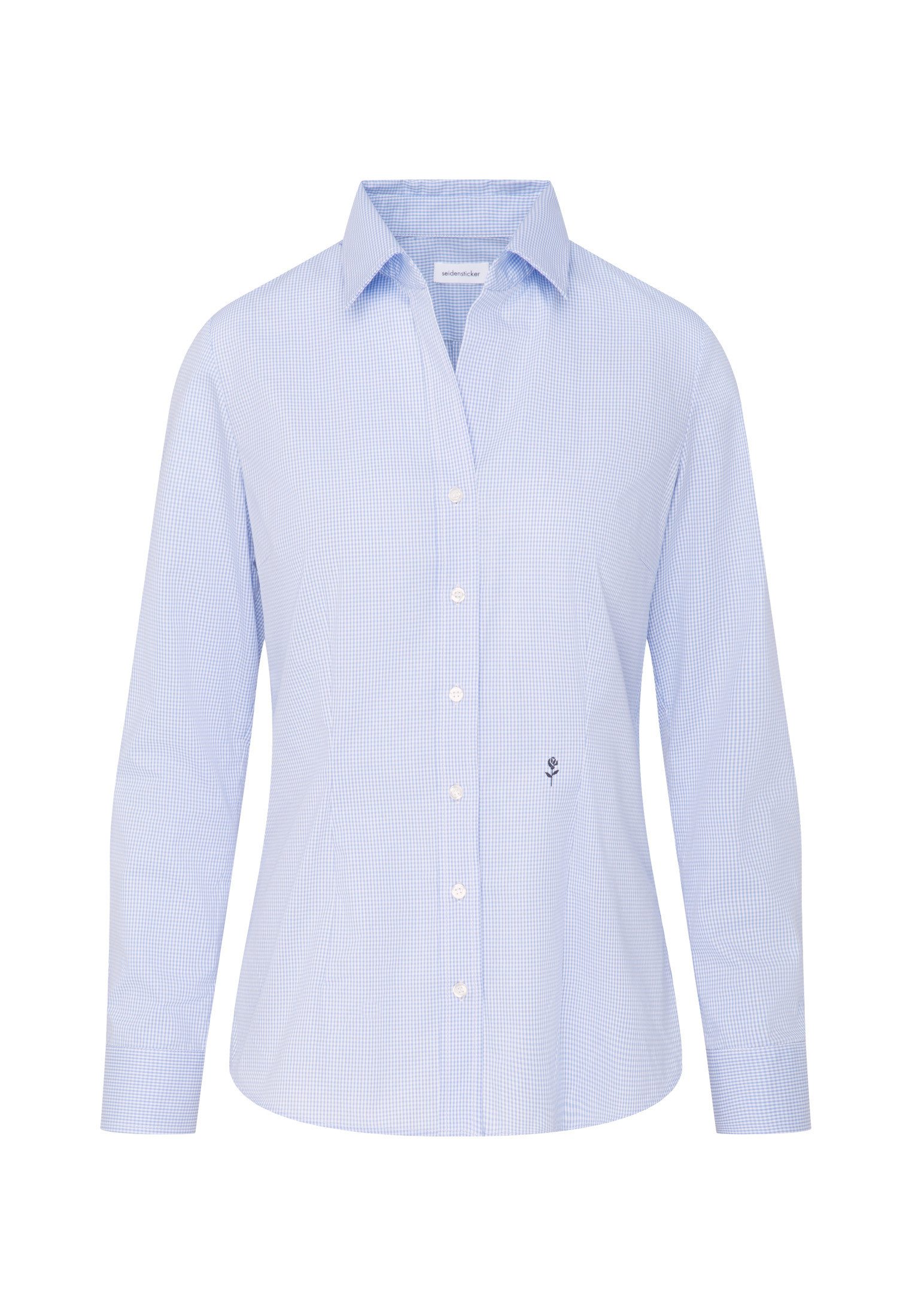 seidensticker Overhemdblouse Zwarte roos