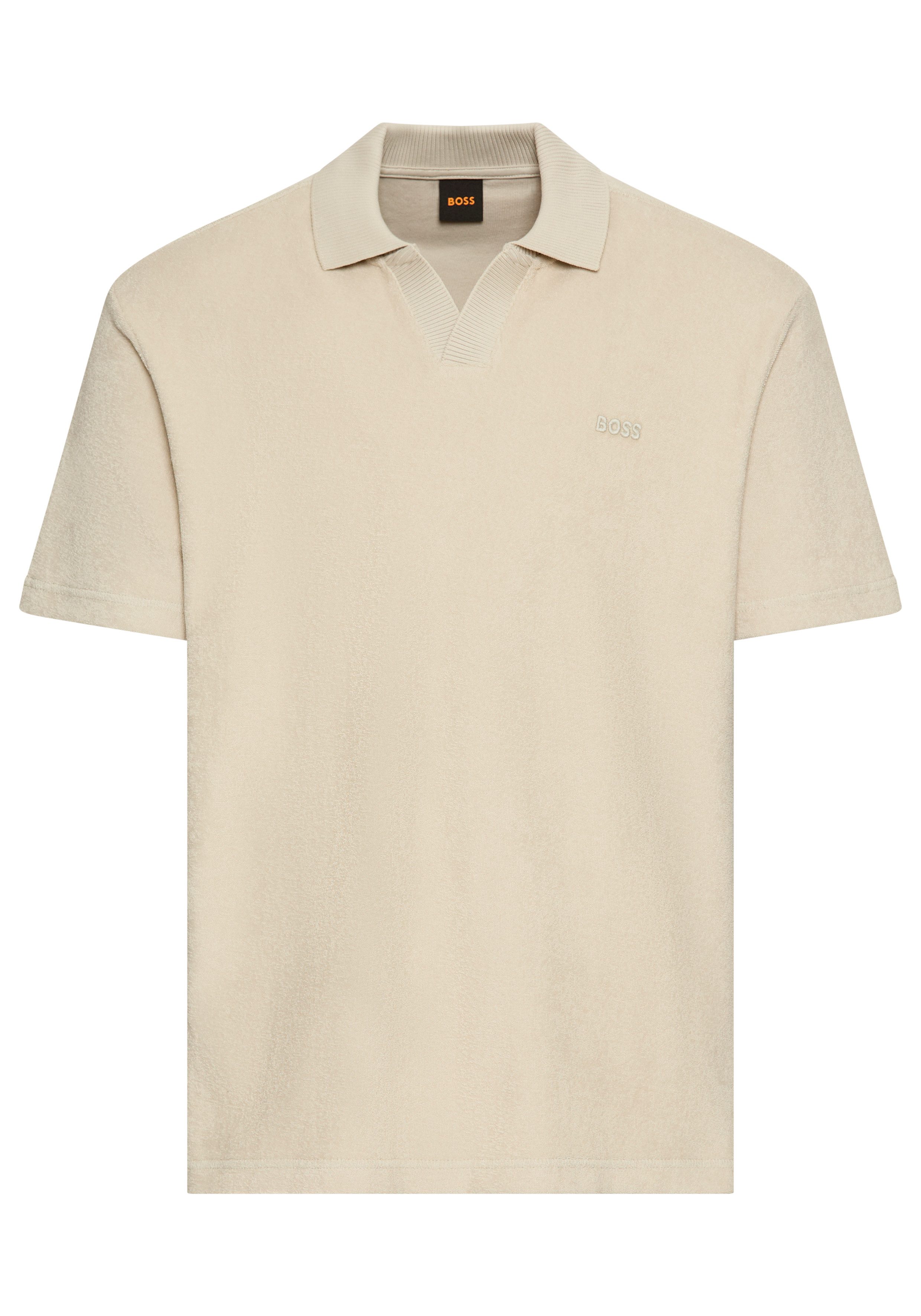 Boss Orange T-shirt TeeTowel met een ronde hals heren t-shirts maat XXXL bruin