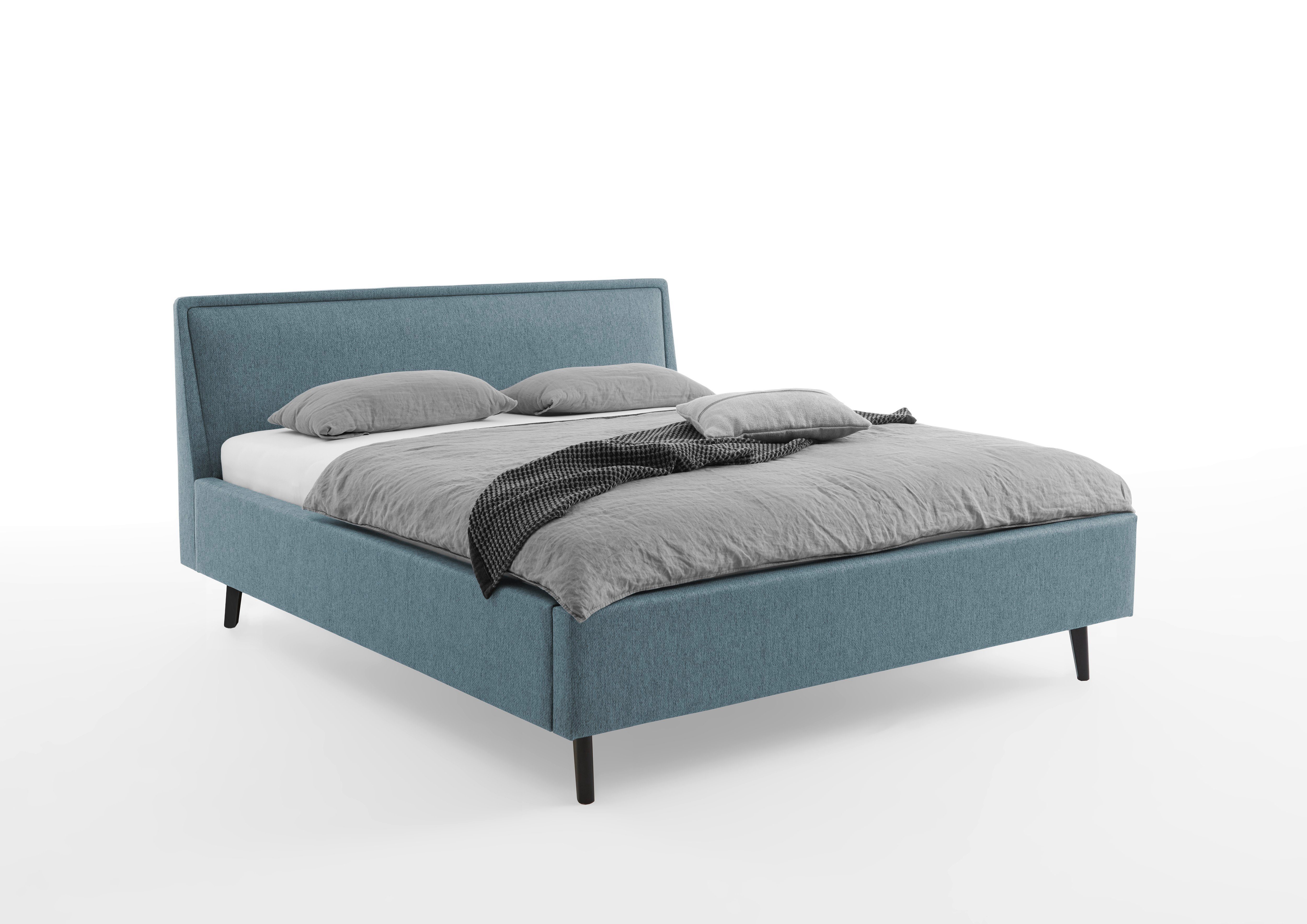 meise.möbel Gestoffeerd bed Frieda naar keuze met lattenbodem en bedkist