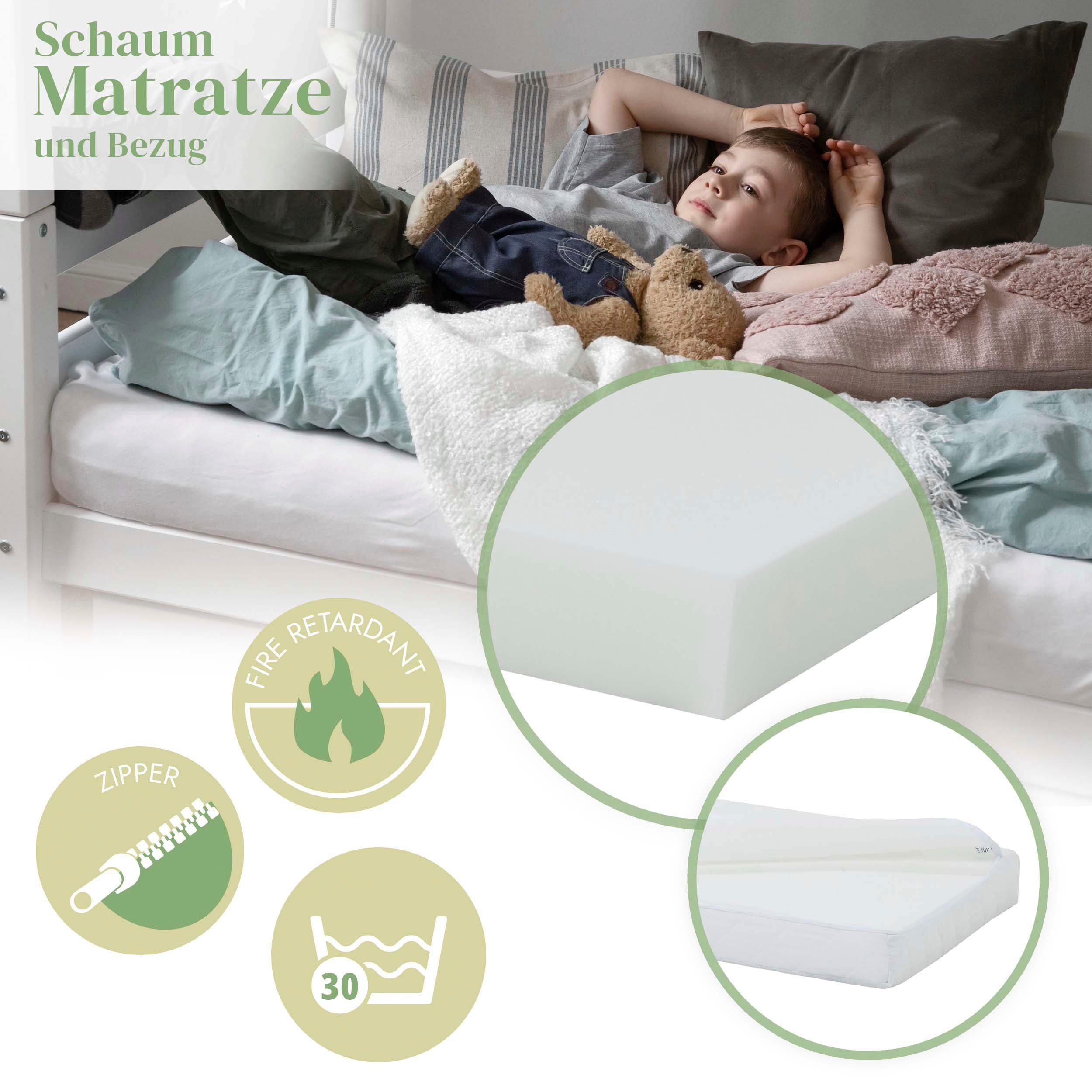 Hoppekids Speelbed ECO COMFORT, hoogslaper, deelbaar in 2 eenpersoonsbedden
