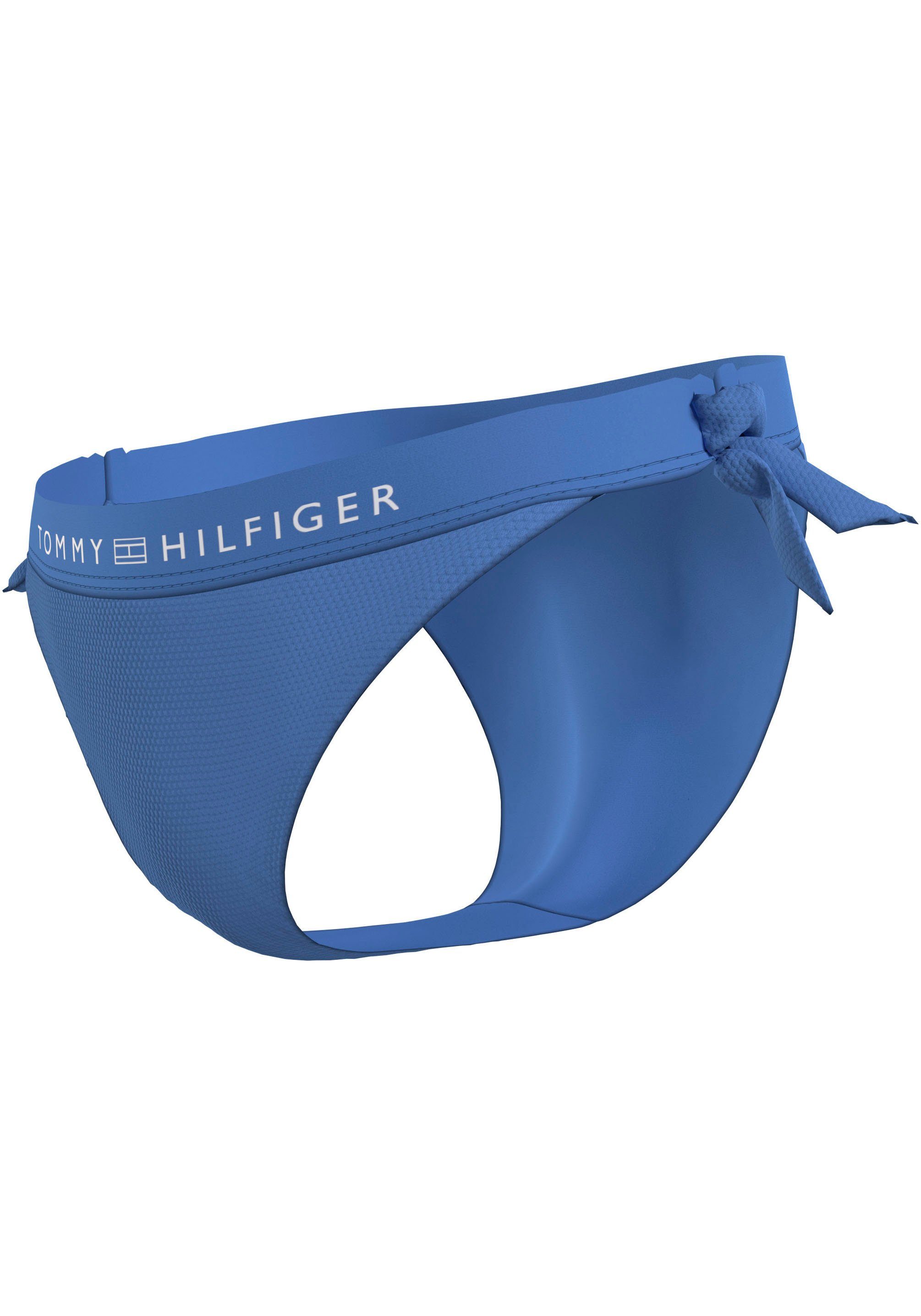 Tommy Hilfiger Swimwear Bikinibroekje SIDE TIE BIKINI met een logo-opschrift