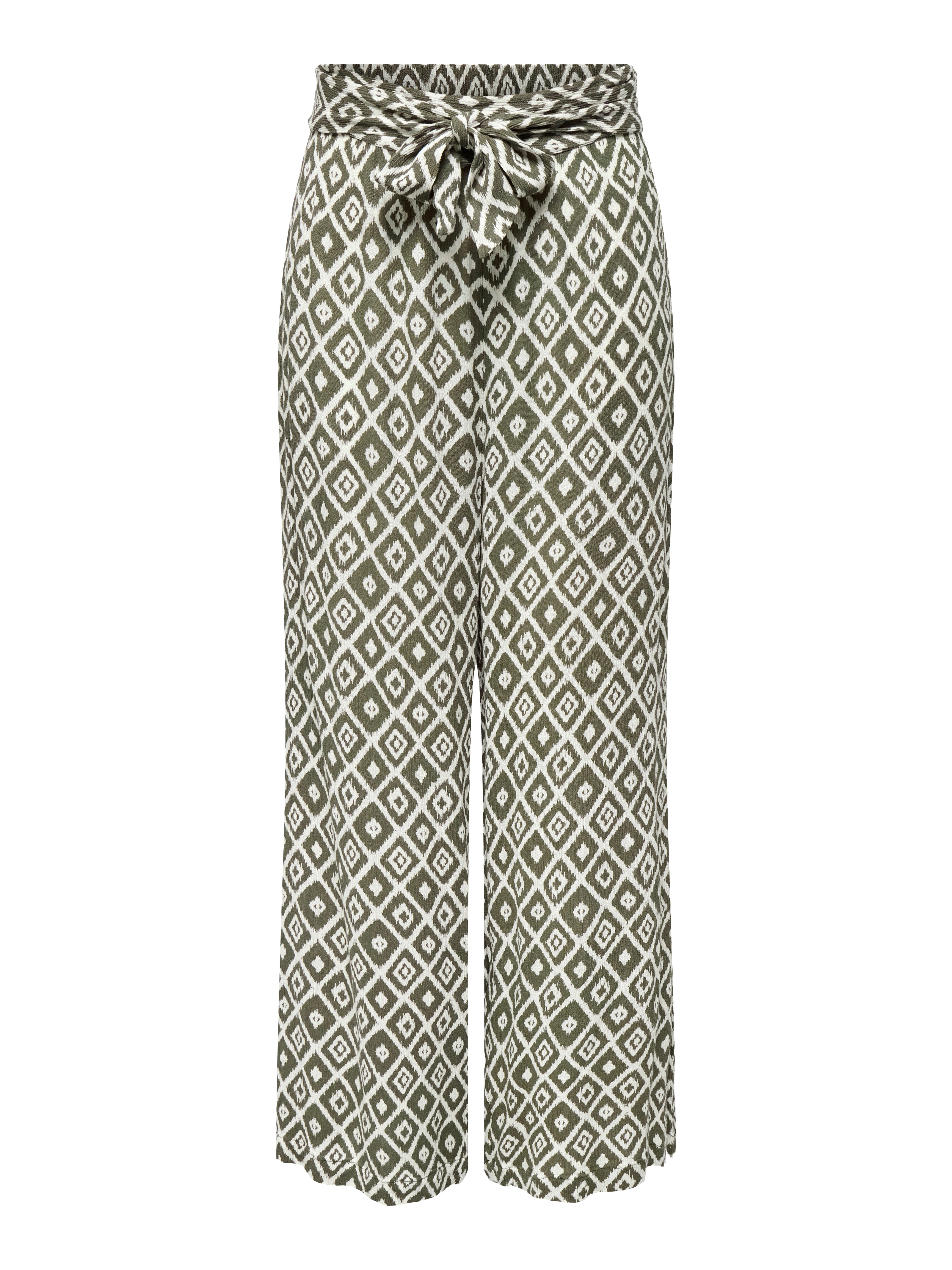 Only Comfortbroek ONLPAKJA LIFE AOP BELT PANTS WVN NOOS