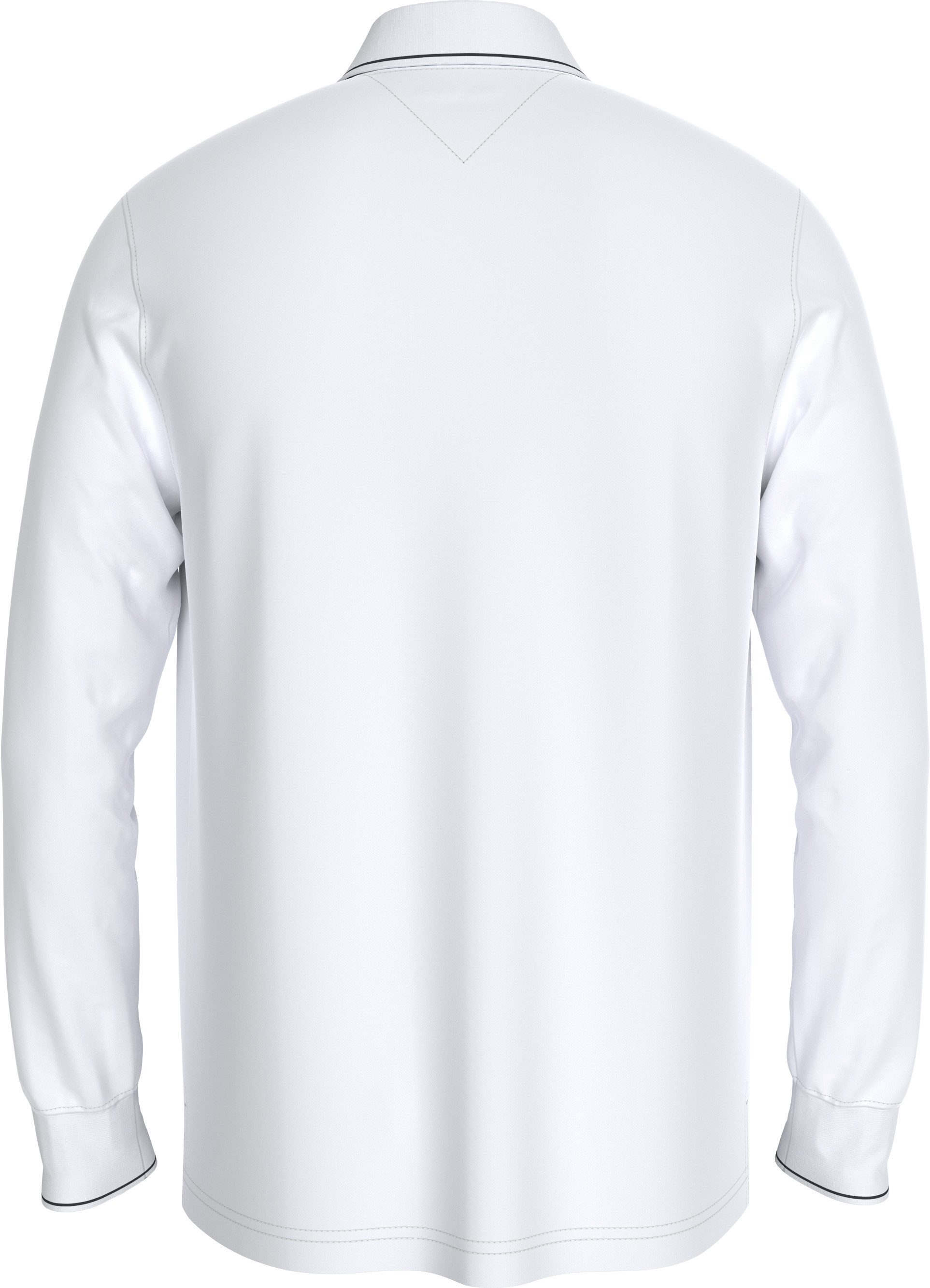 Tommy Hilfiger Poloshirt met lange mouwen LS ZIP RWB DETAIL REG POLO