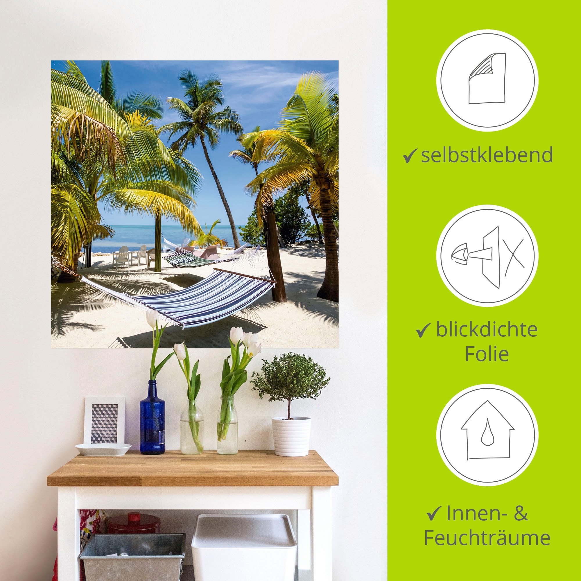 Artland Wandfolie Florida wellness