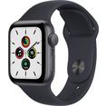 apple smartwatch watch se gps, 40 mm grijs
