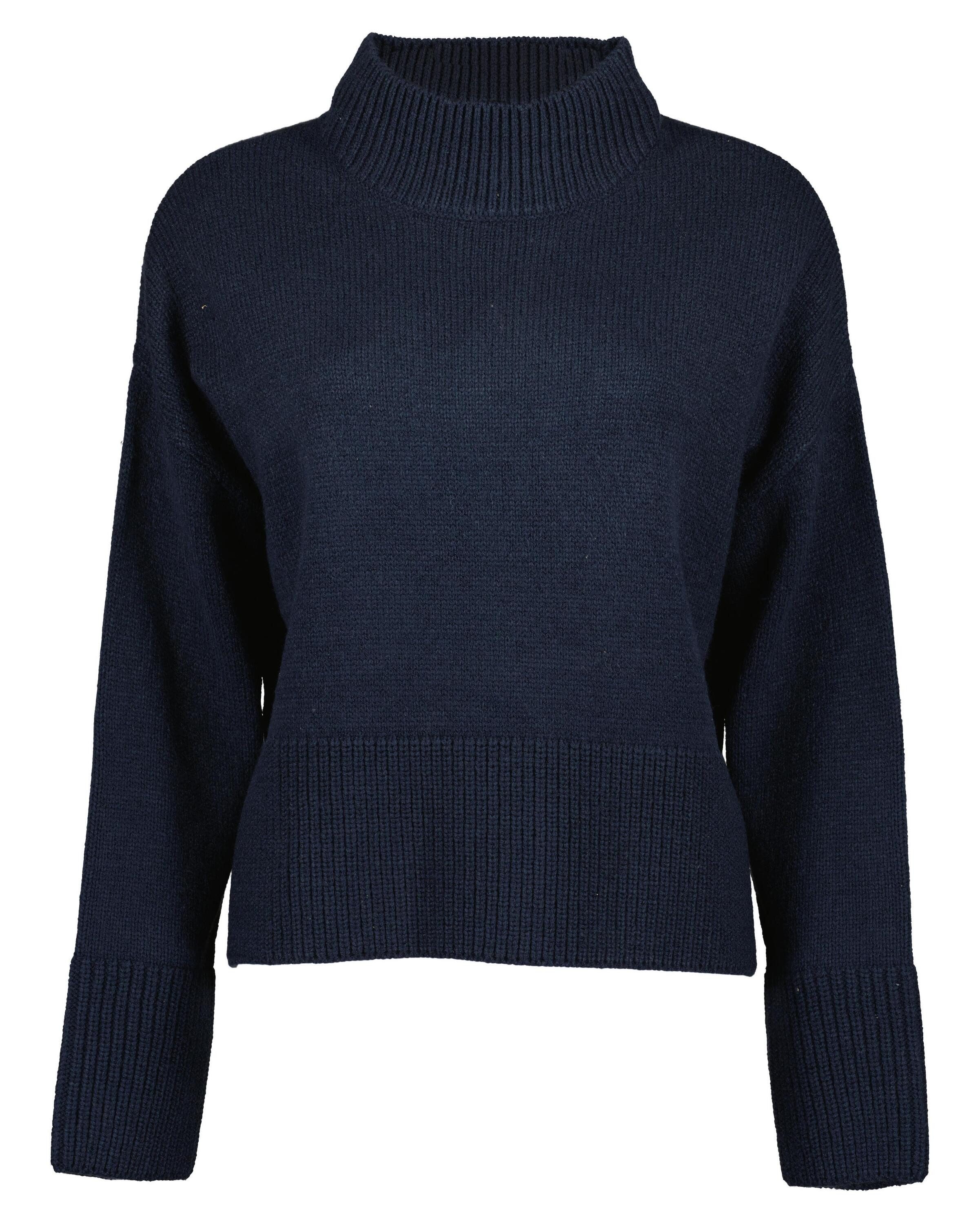 Blue Seven Gebreide trui Blue Seven Trui met Staande Kraag (1-delig) dames truien met opstaande kraag maat 44 blauw