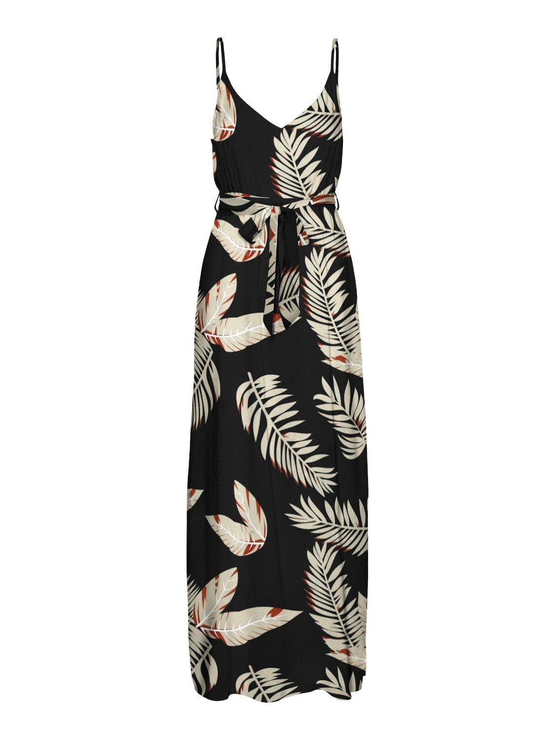 Vero Moda Jurk met spaghettibandjes VMEASY JOY SLIT MAXI V-NECK DRESS WV GA