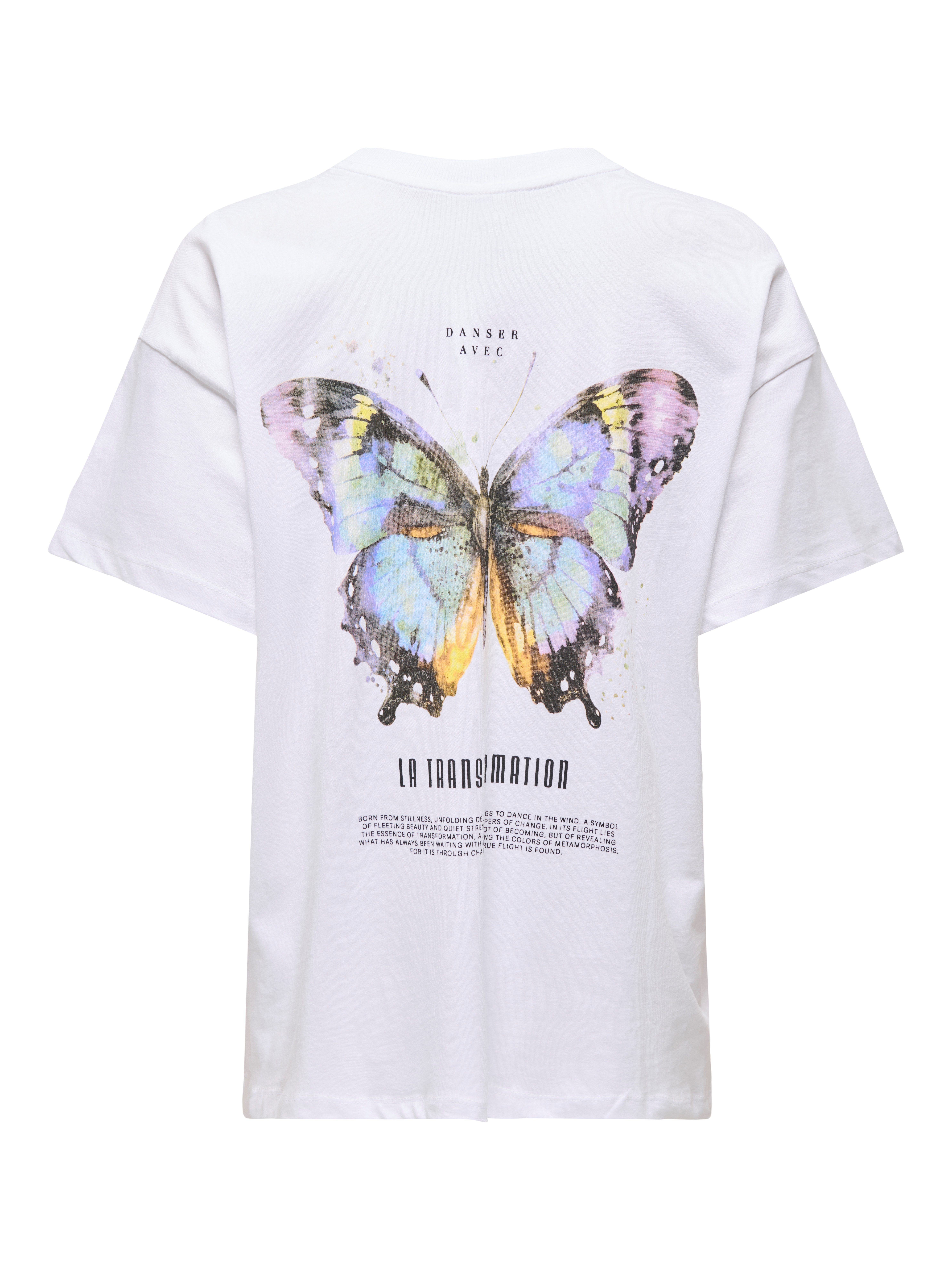 Only Shirt met korte mouwen ONLVIVVI LIFE S/S LOVELY TOP JRS