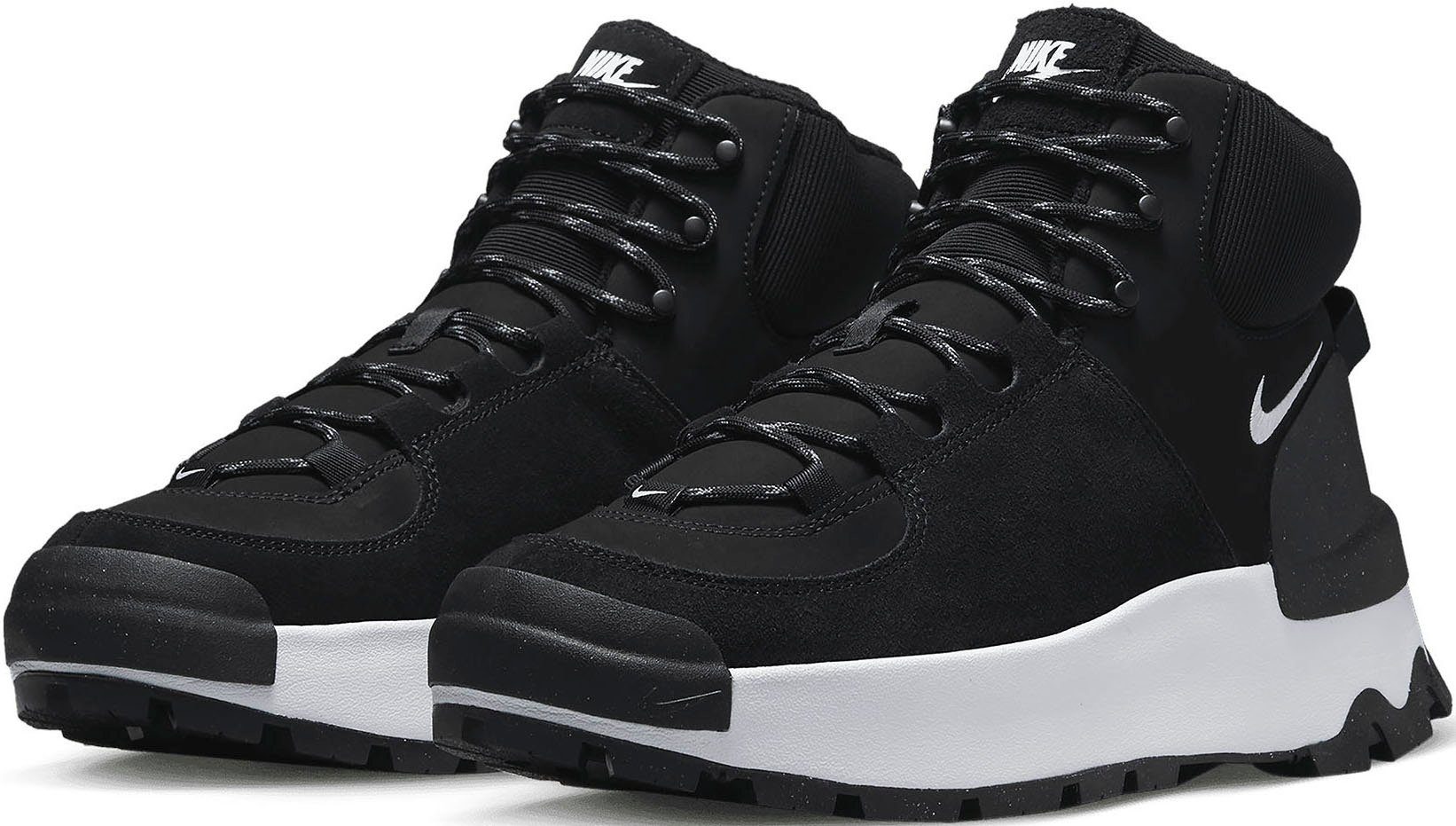Nike Sportswear Veterschoenen CLASSIC CITY S dames veterlaarzen maat 40,5 EU zwart