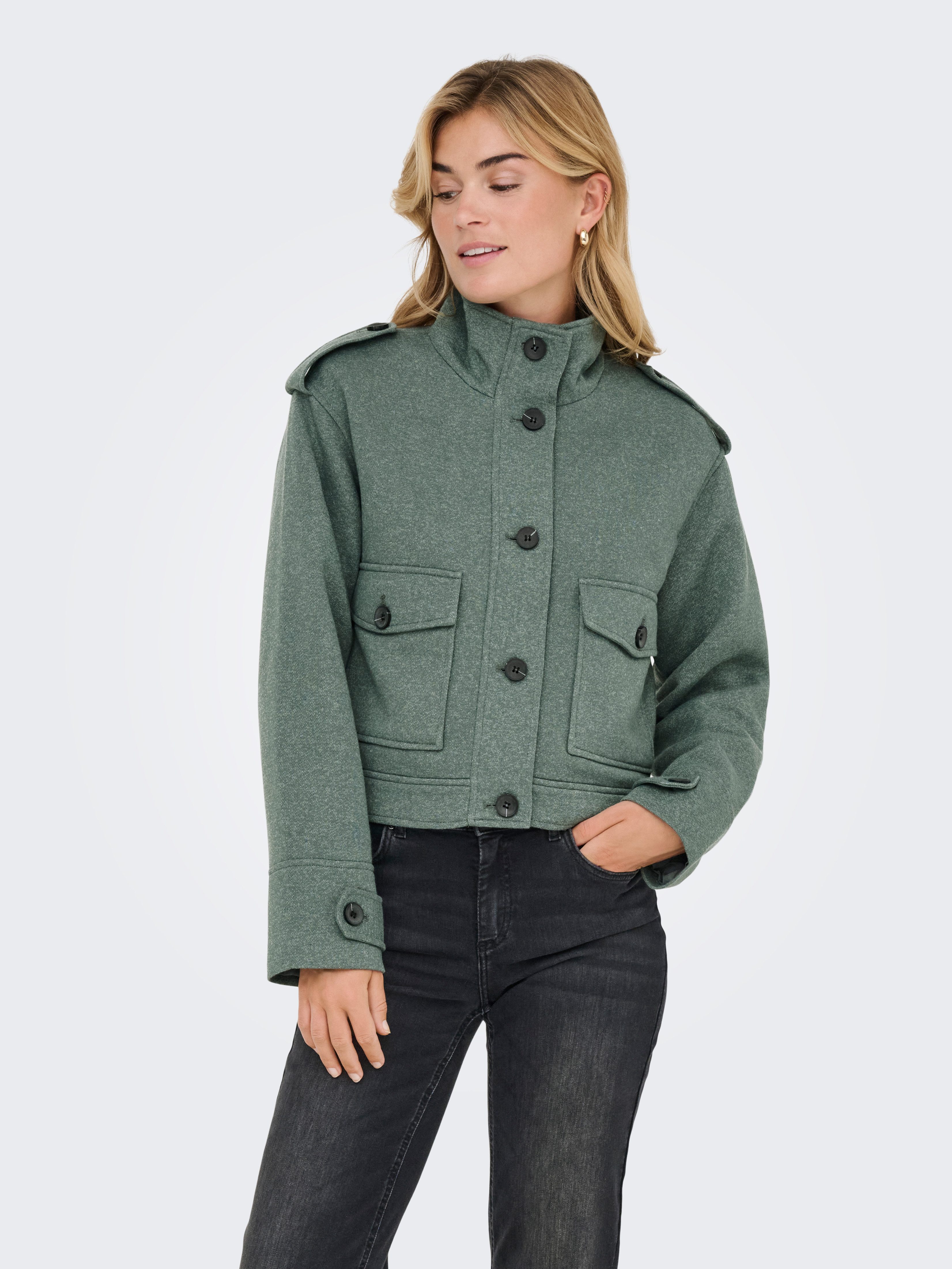 Only Korte jas ONLSEDONA LIGHT COLLAR JACKET OTW CC
