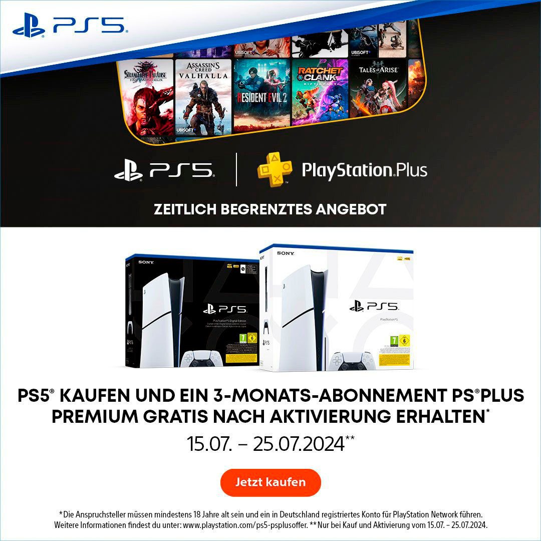 PlayStation 5 Gameconsole Disk Edition (Slim) + Star Wars Outlaws